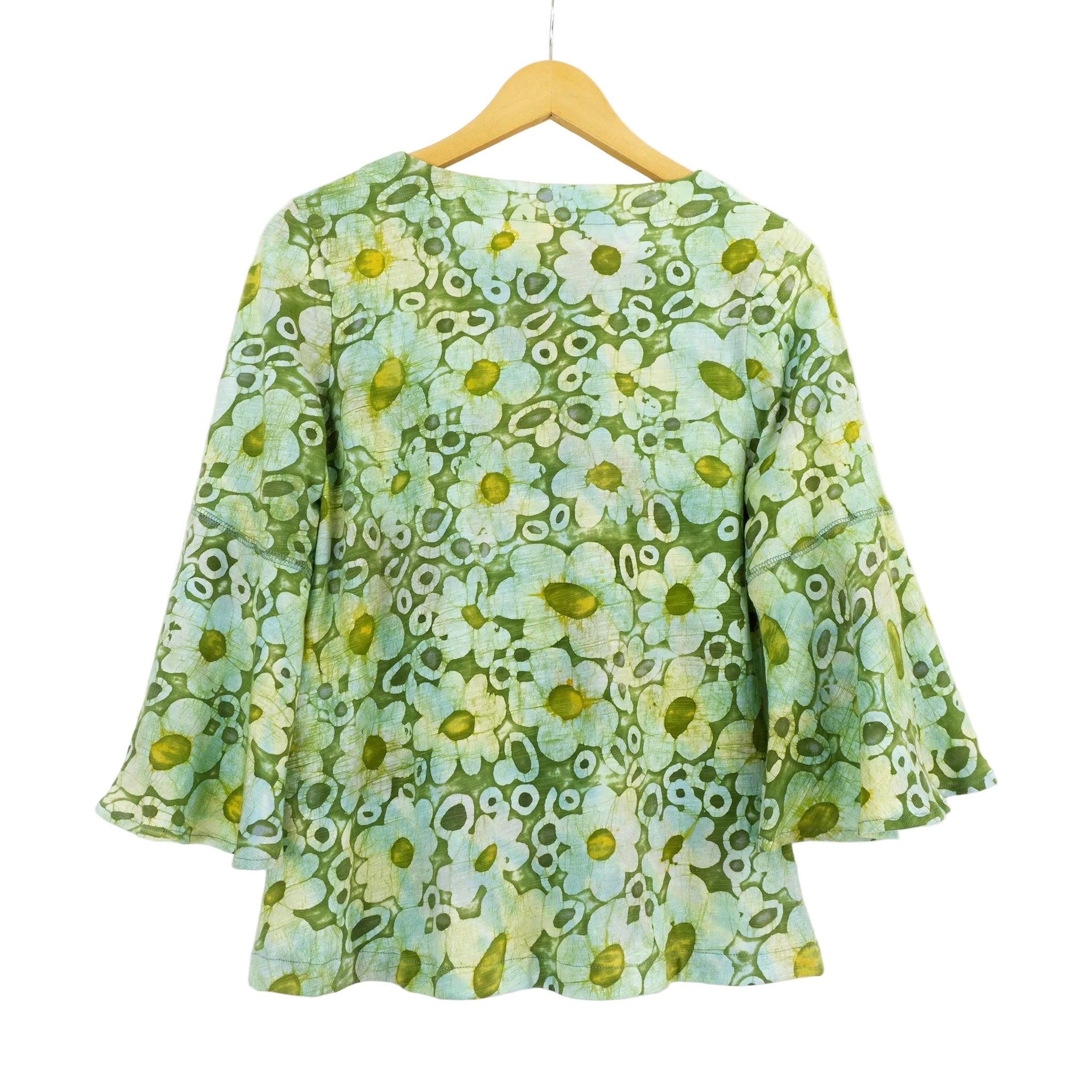 Flare Sleeve Top - Aloft Motif