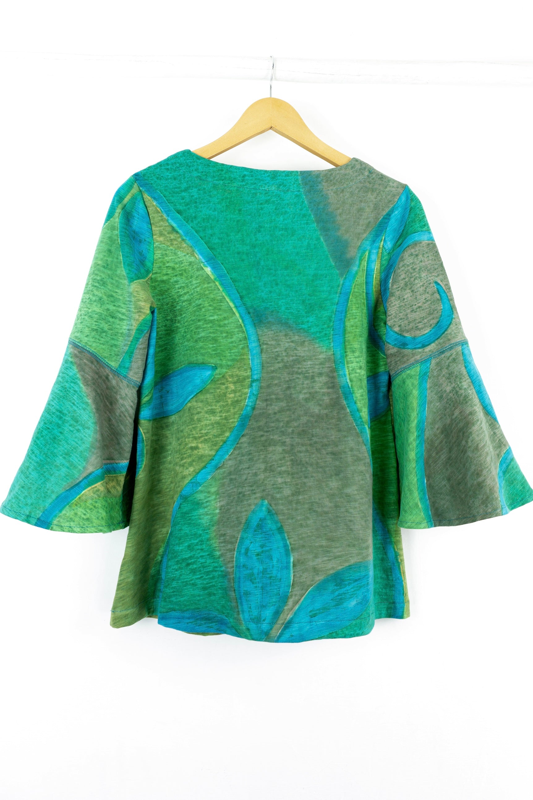 Flare Sleeve Top - 1091.1 - D'Vine - Garden