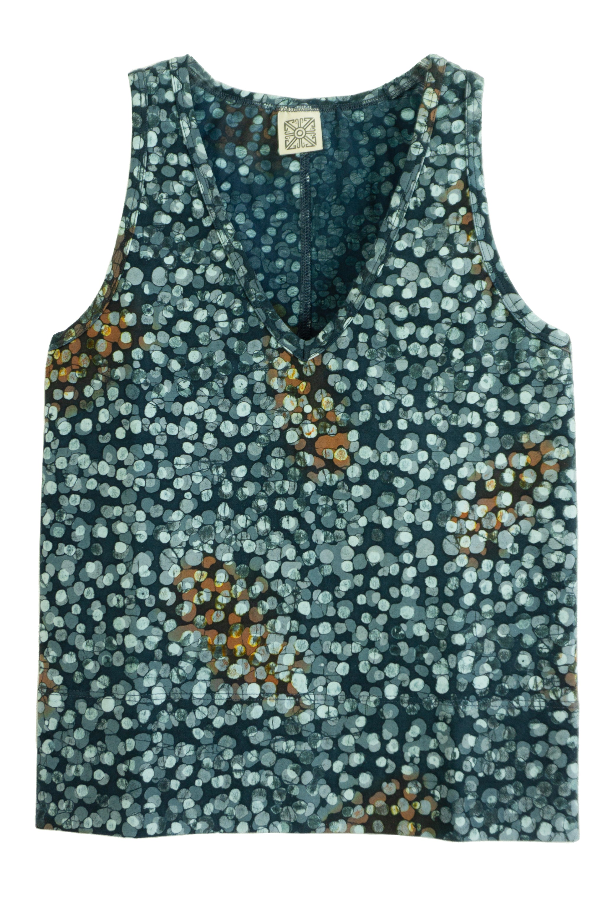 Terry Tank Top - Particulars / Slate / Vibras