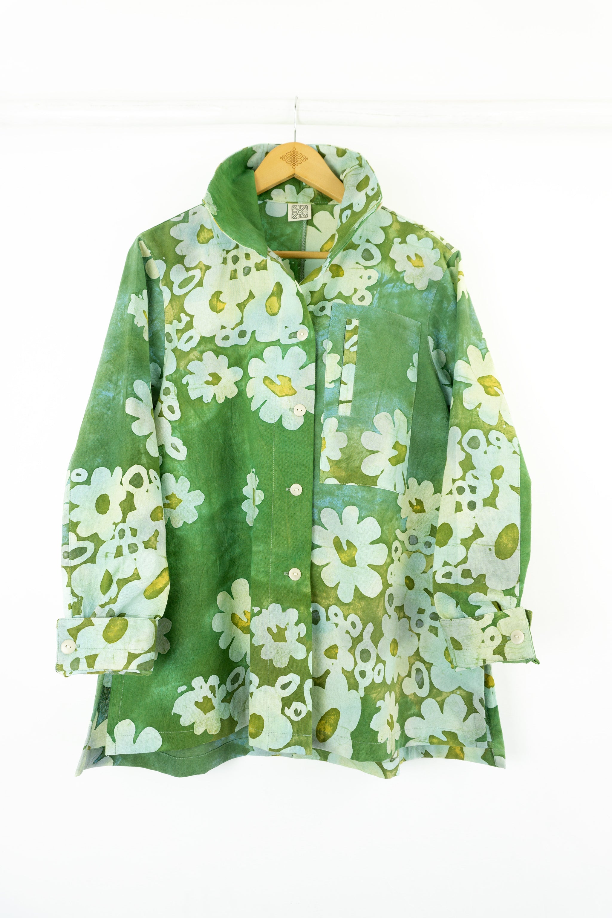 Hi Collar Shirt -1182 - AFloat - Garden