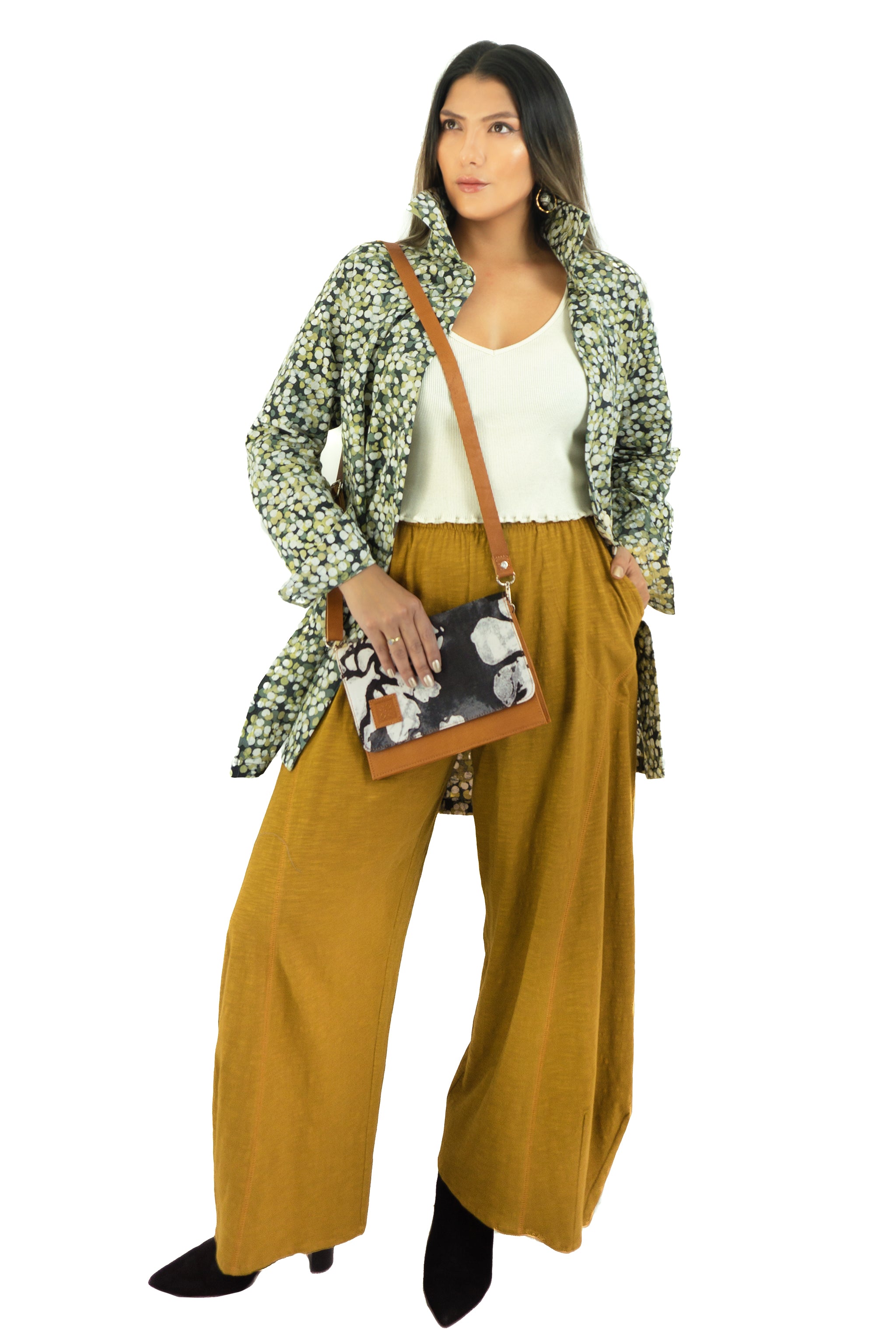 Hi-Collar Shirt (Long) - Particulars