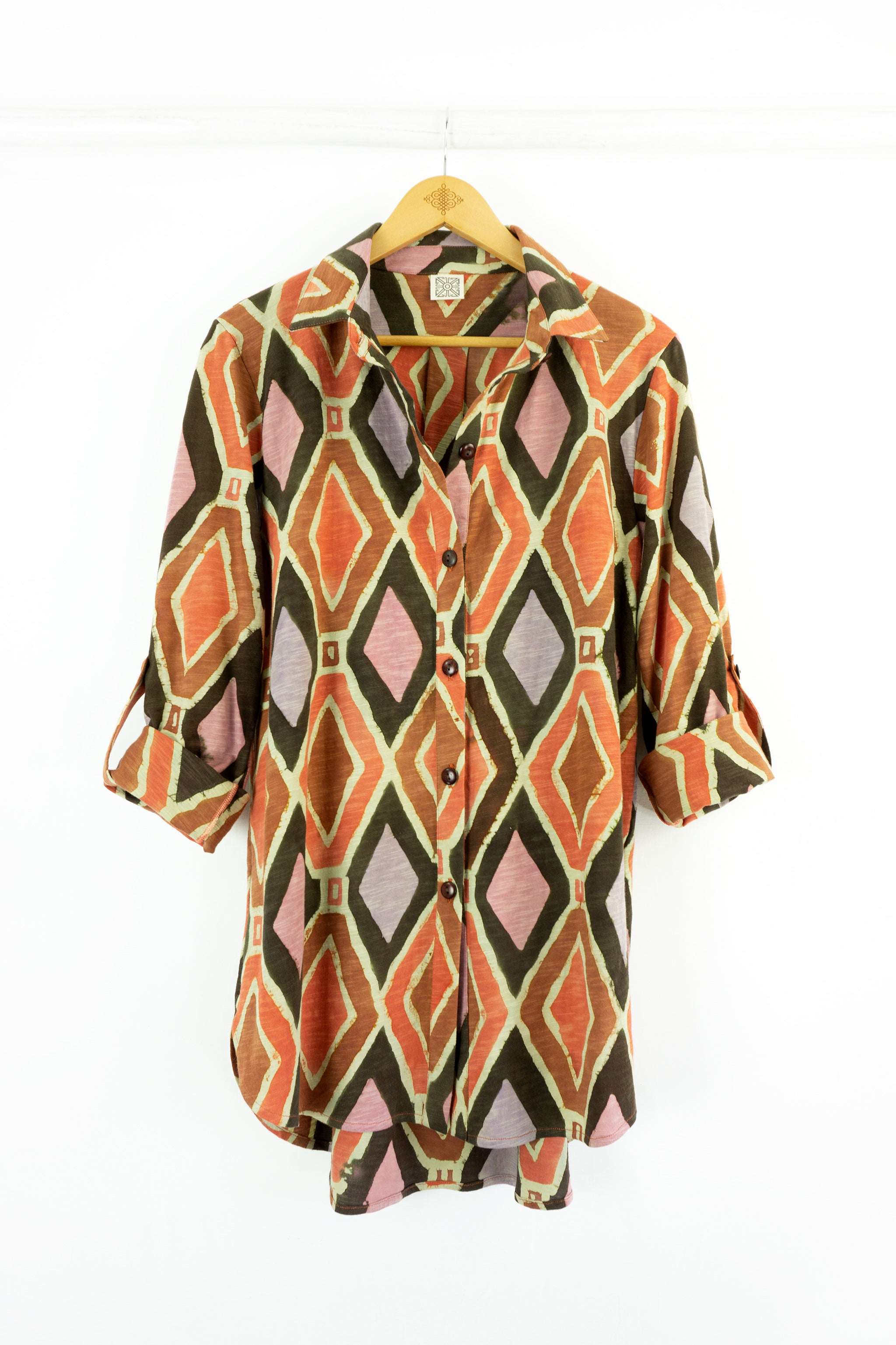 Tomboy Shirt - 1212J - Diamante - Conch