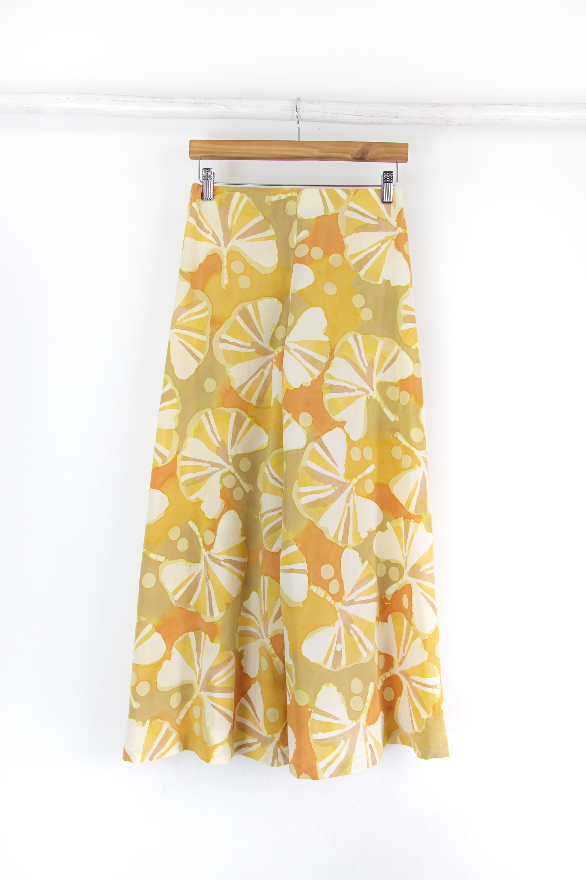 Palazzo Crop Pants - 2019C - Ginkgo - Golden