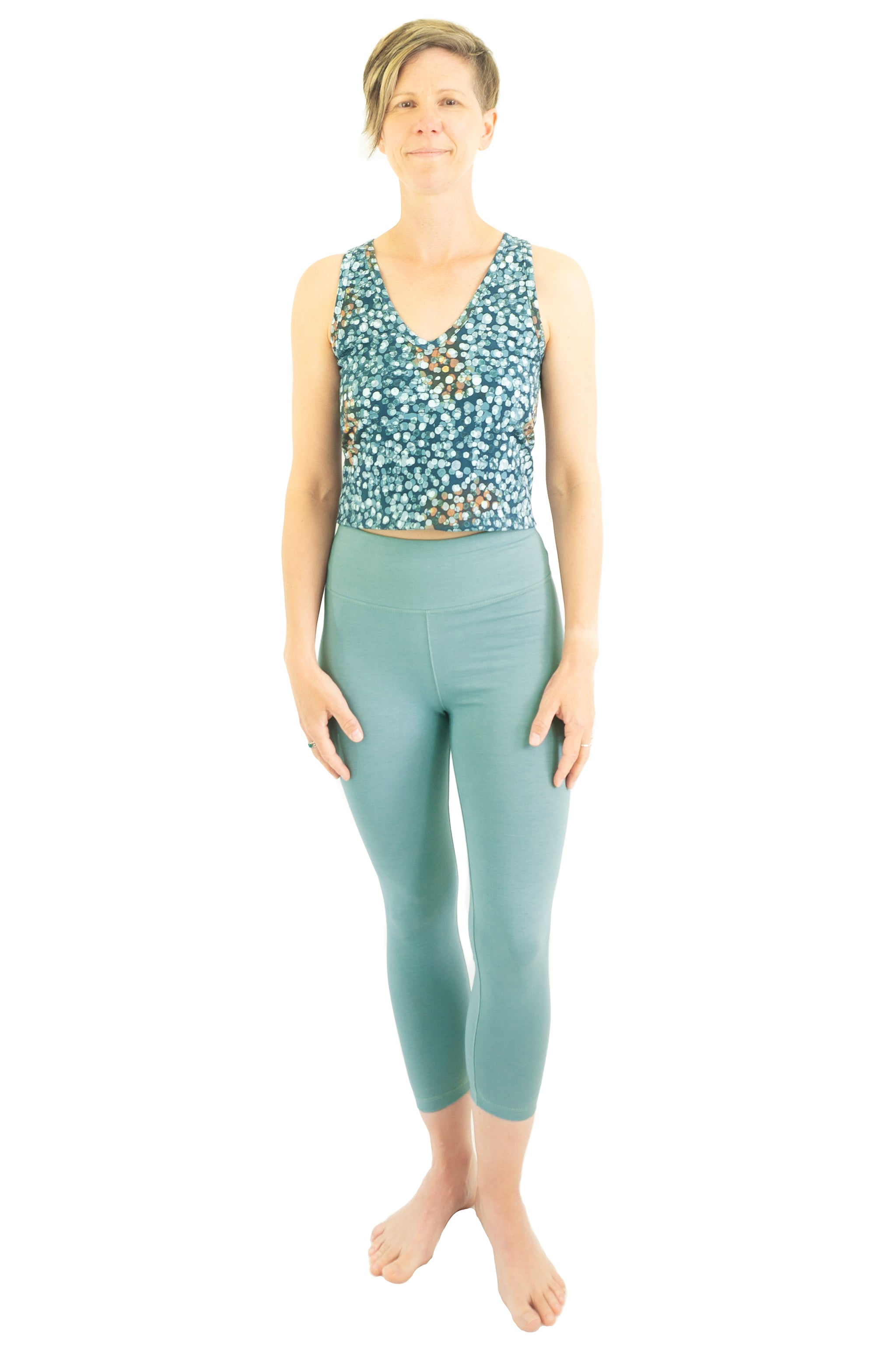 Terry Tank Top - Particulars / Slate / Vibras