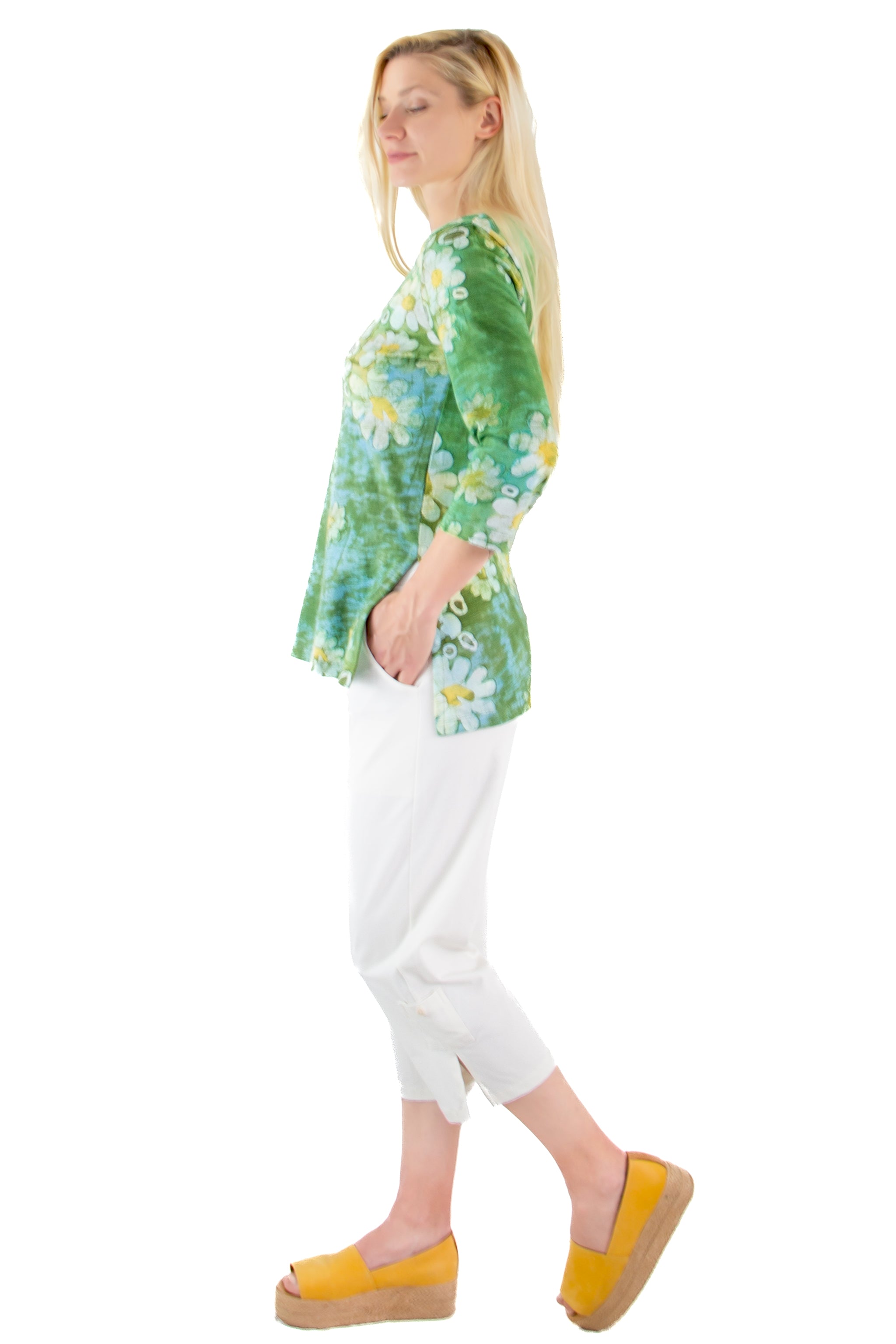 Sara Tee 3/4 - AFloat - Garden - J5056