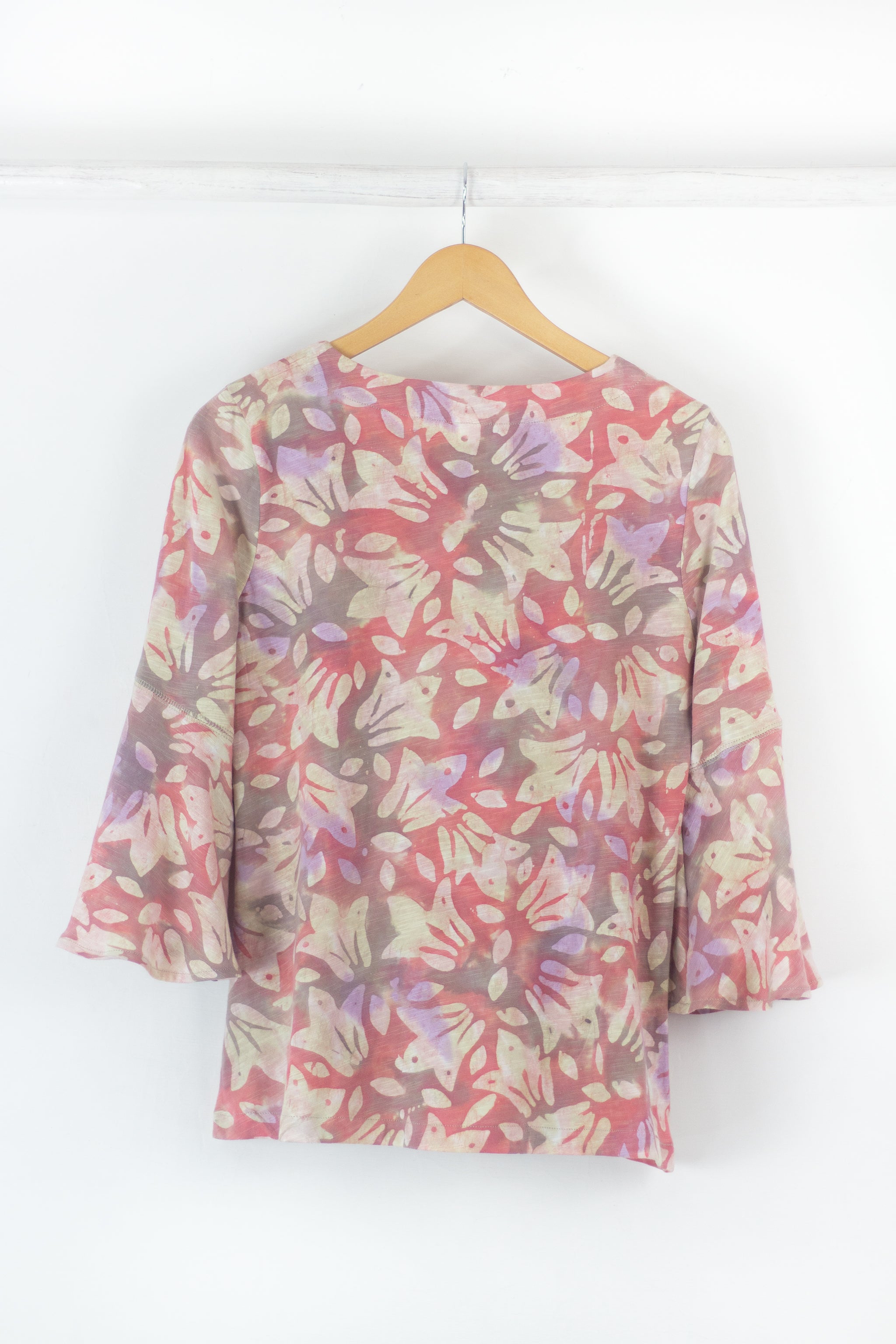 Flare Sleeve Top - 1091 - Tulis - Conch