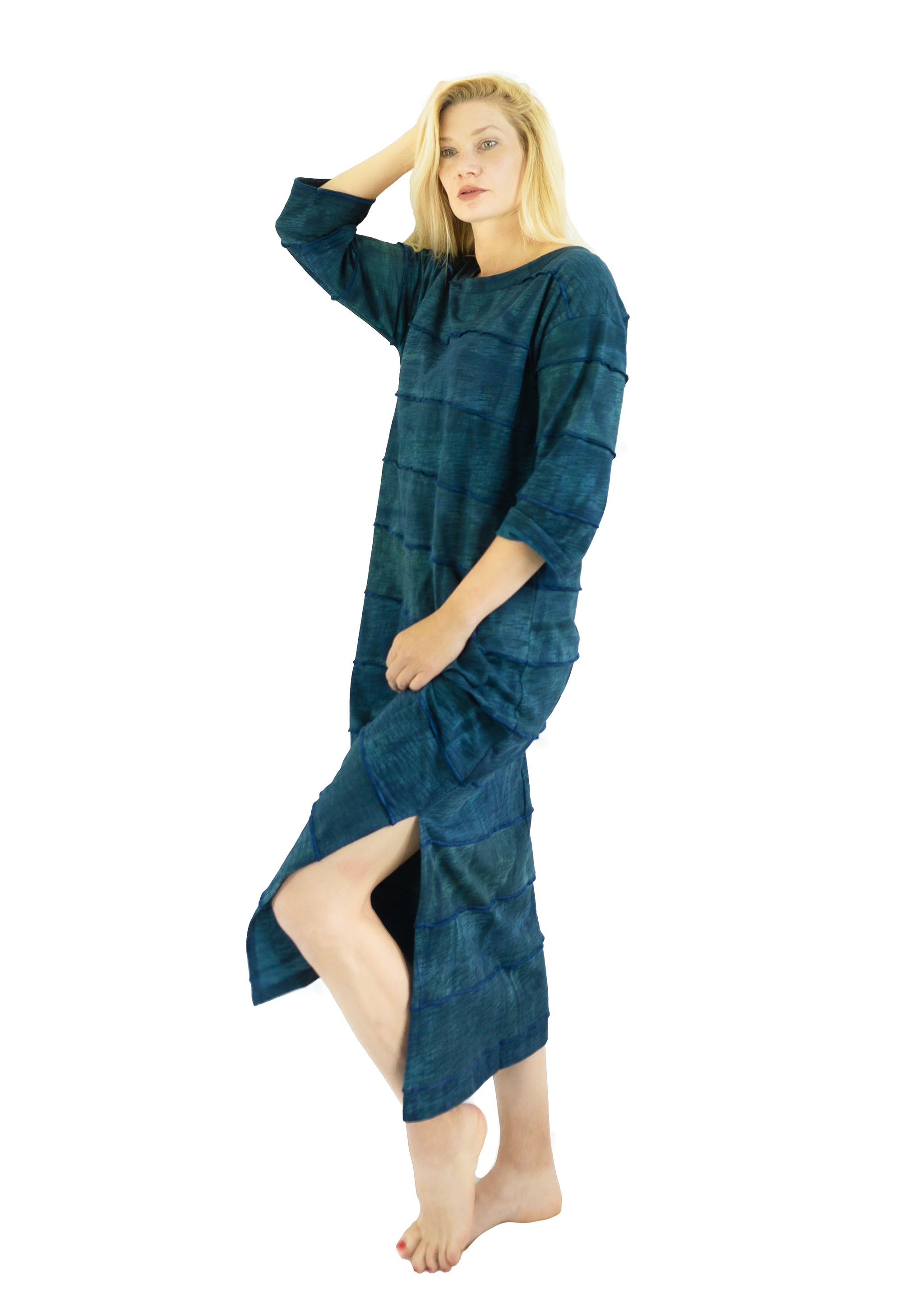 Leeni Raya Dress (Long) - Slate