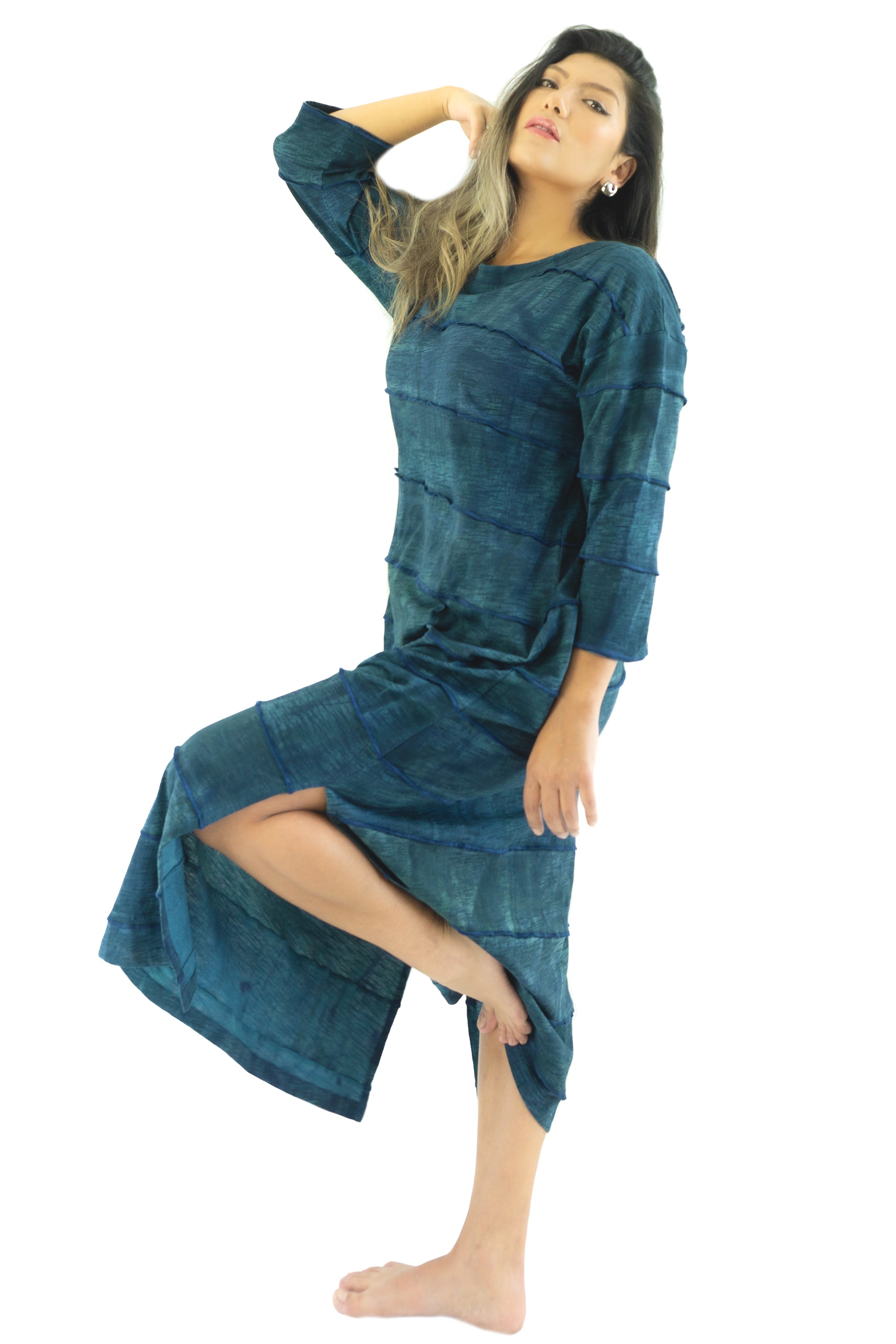 Leeni Raya Dress (Long) - Slate