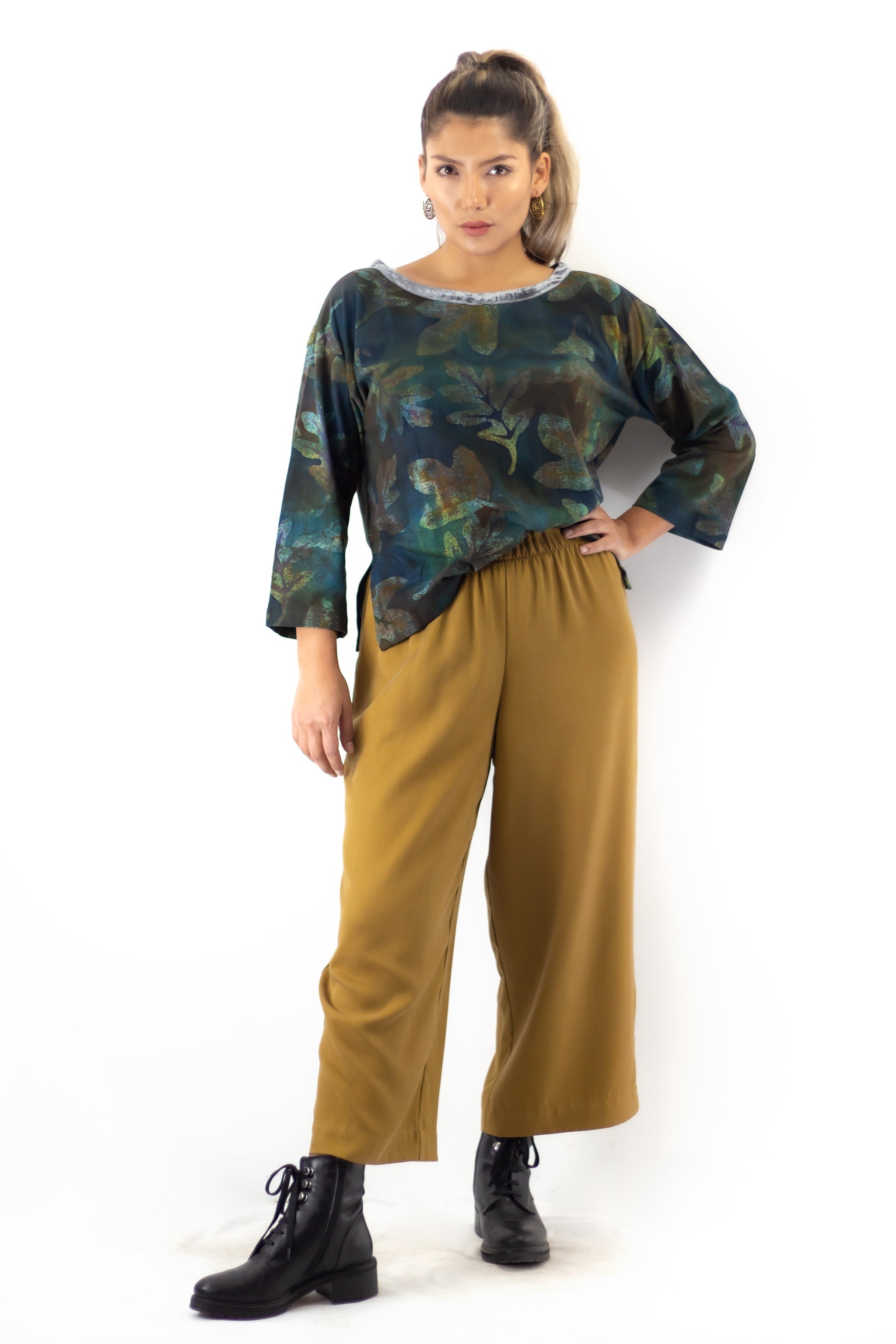 Basix Band Pants - 2027 - Solids - Lienzo