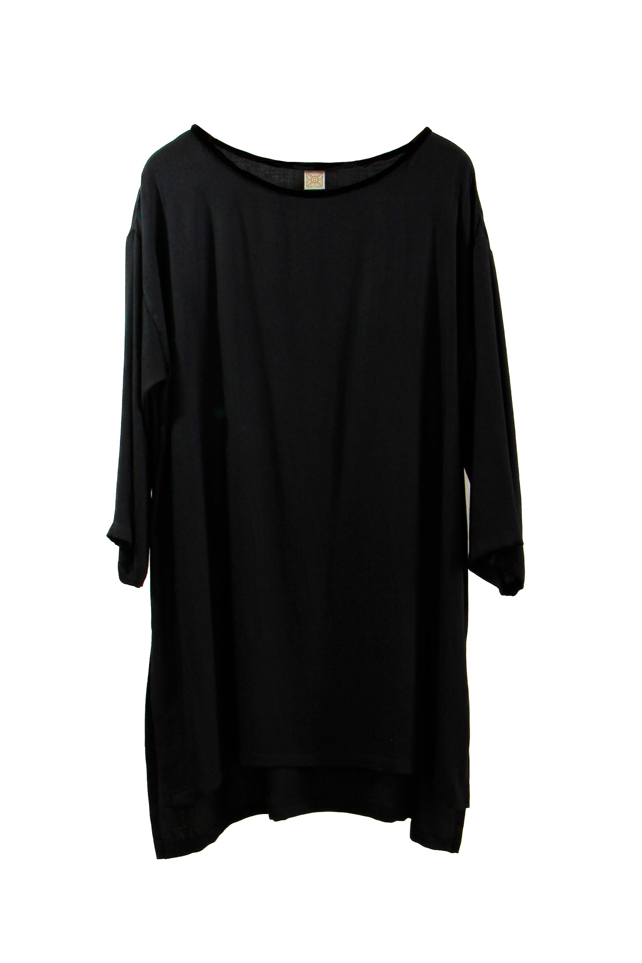 Leeni Tunic - Solid Color - Black