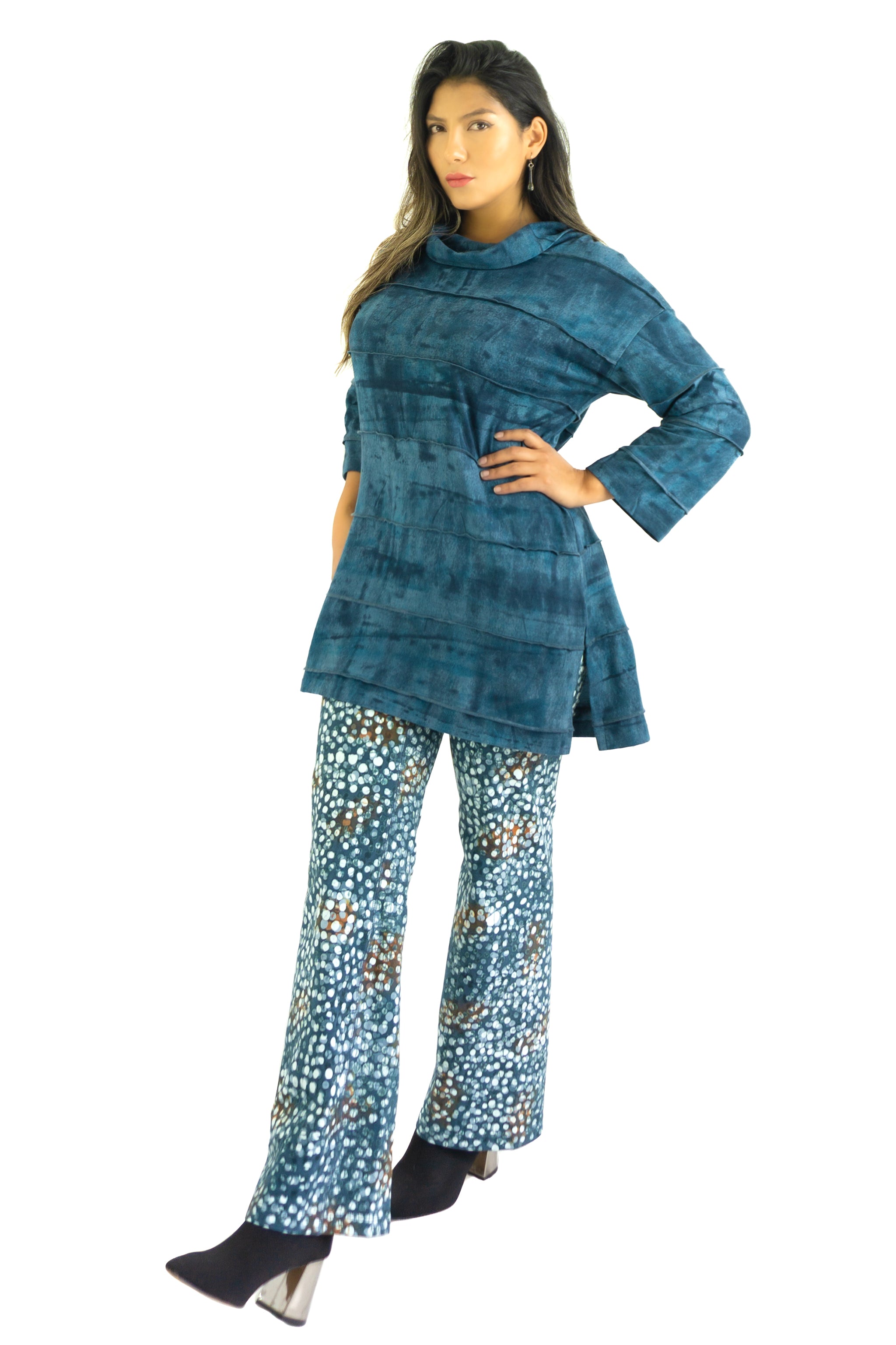 Raya Cowl (Tunic) - Slate