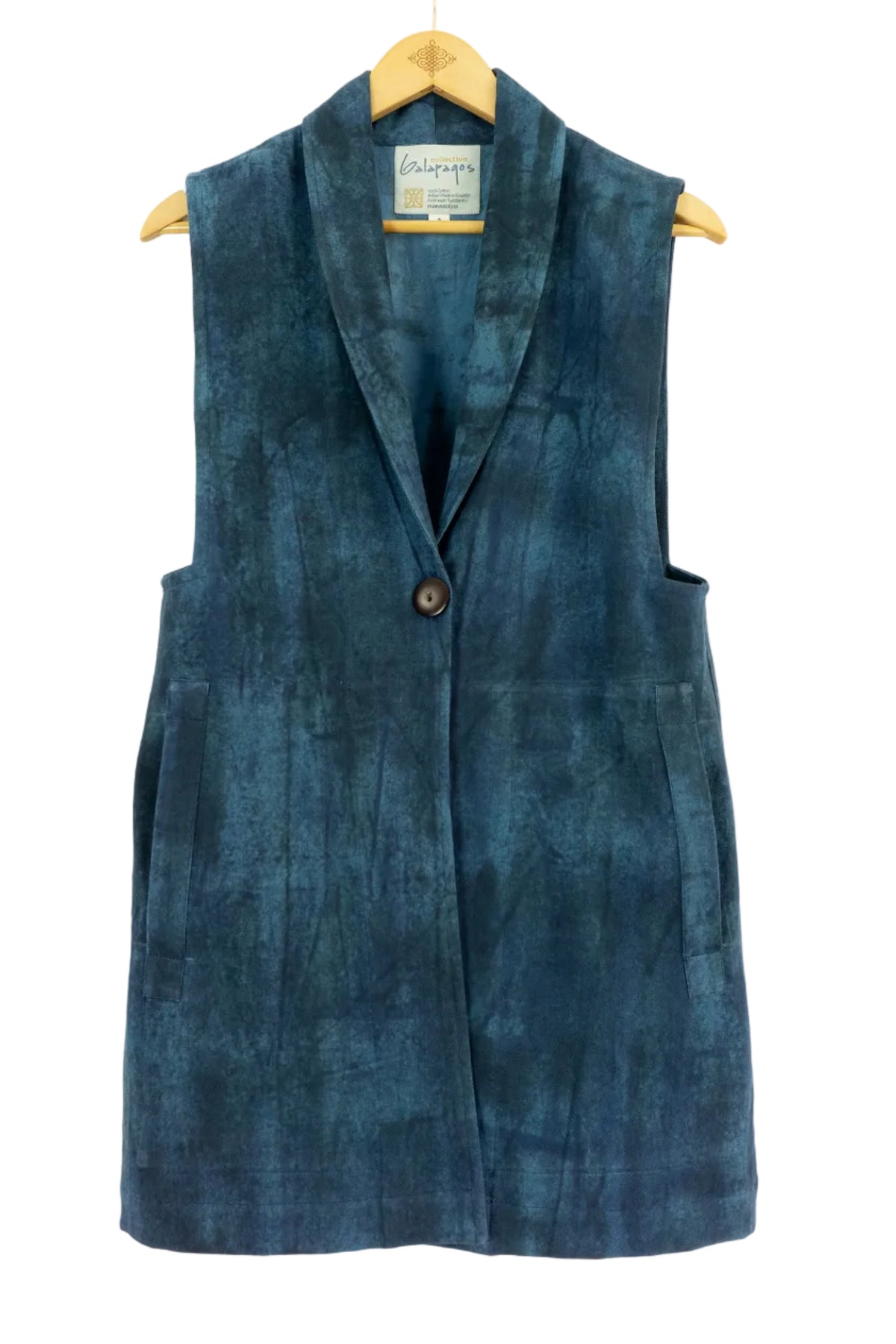 Dara Vest (2 Lengths) - Slate Motif