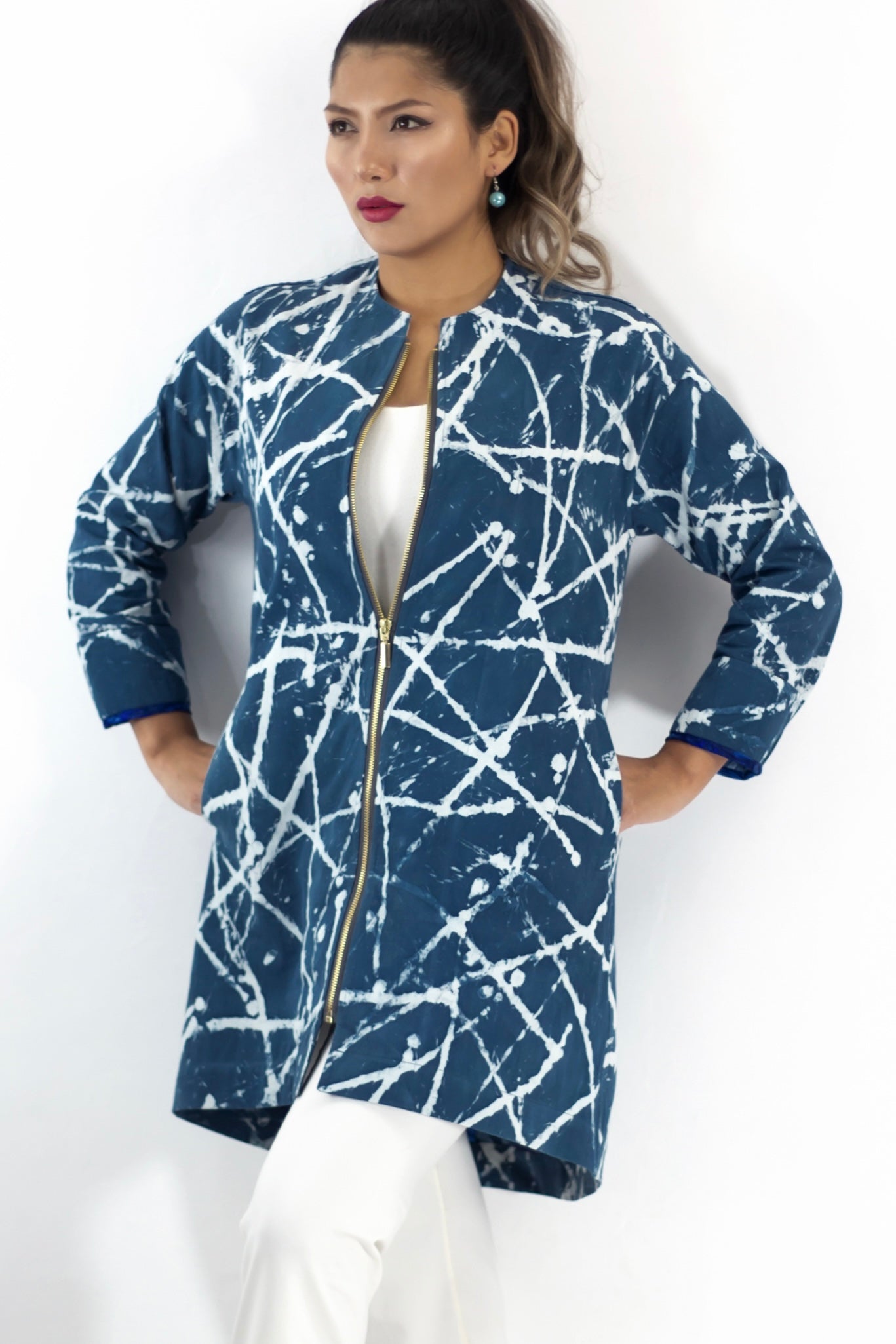 Zipline Jacket - Collide Indigo