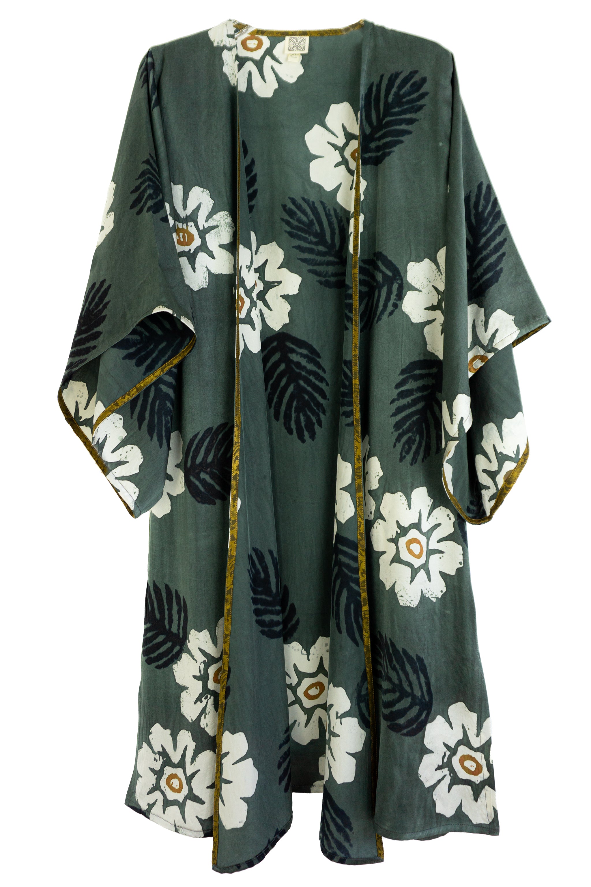Silk Kimono (Mid Length) - Oleander
