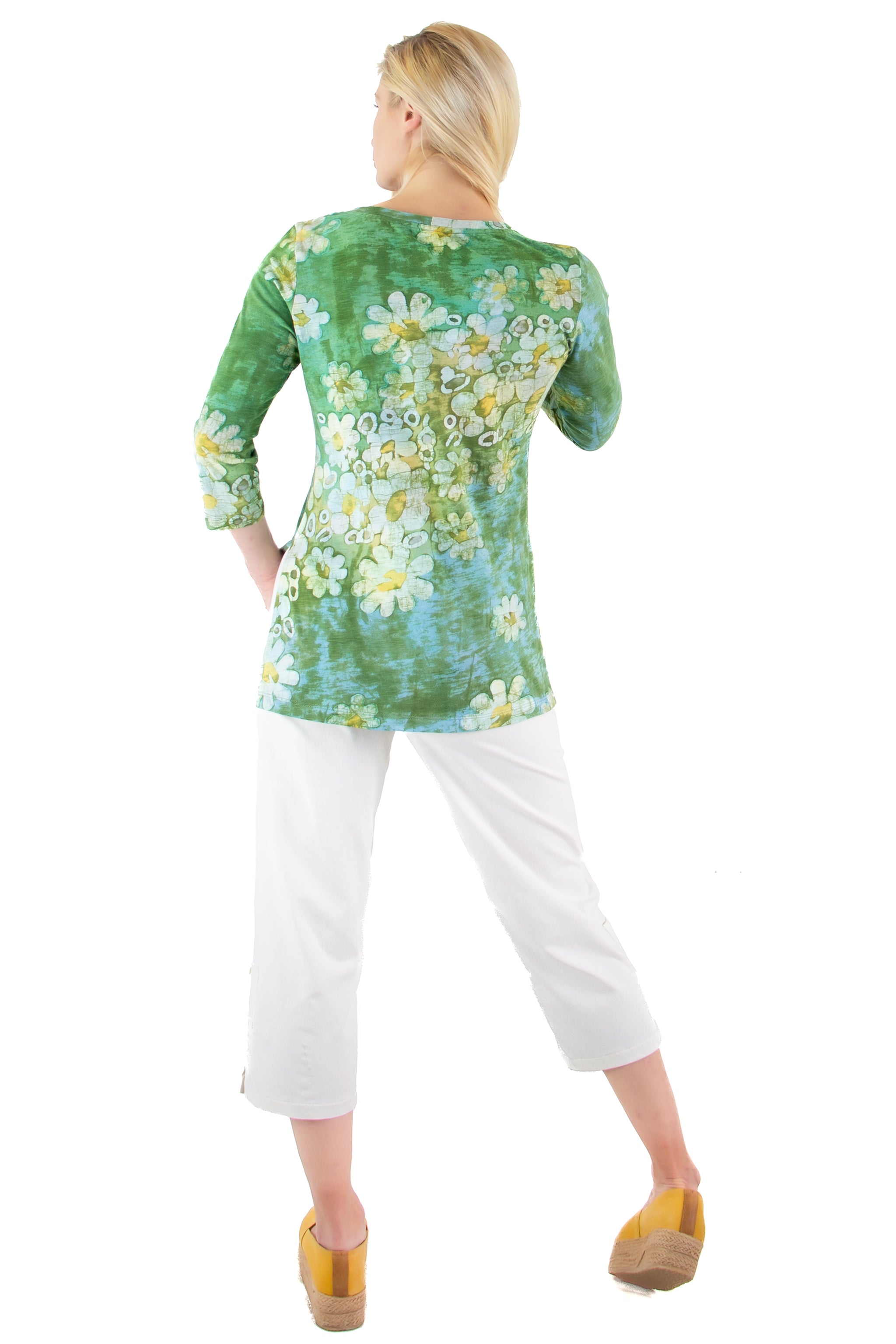 Sara Tee 3/4 - AFloat - Garden - J5056