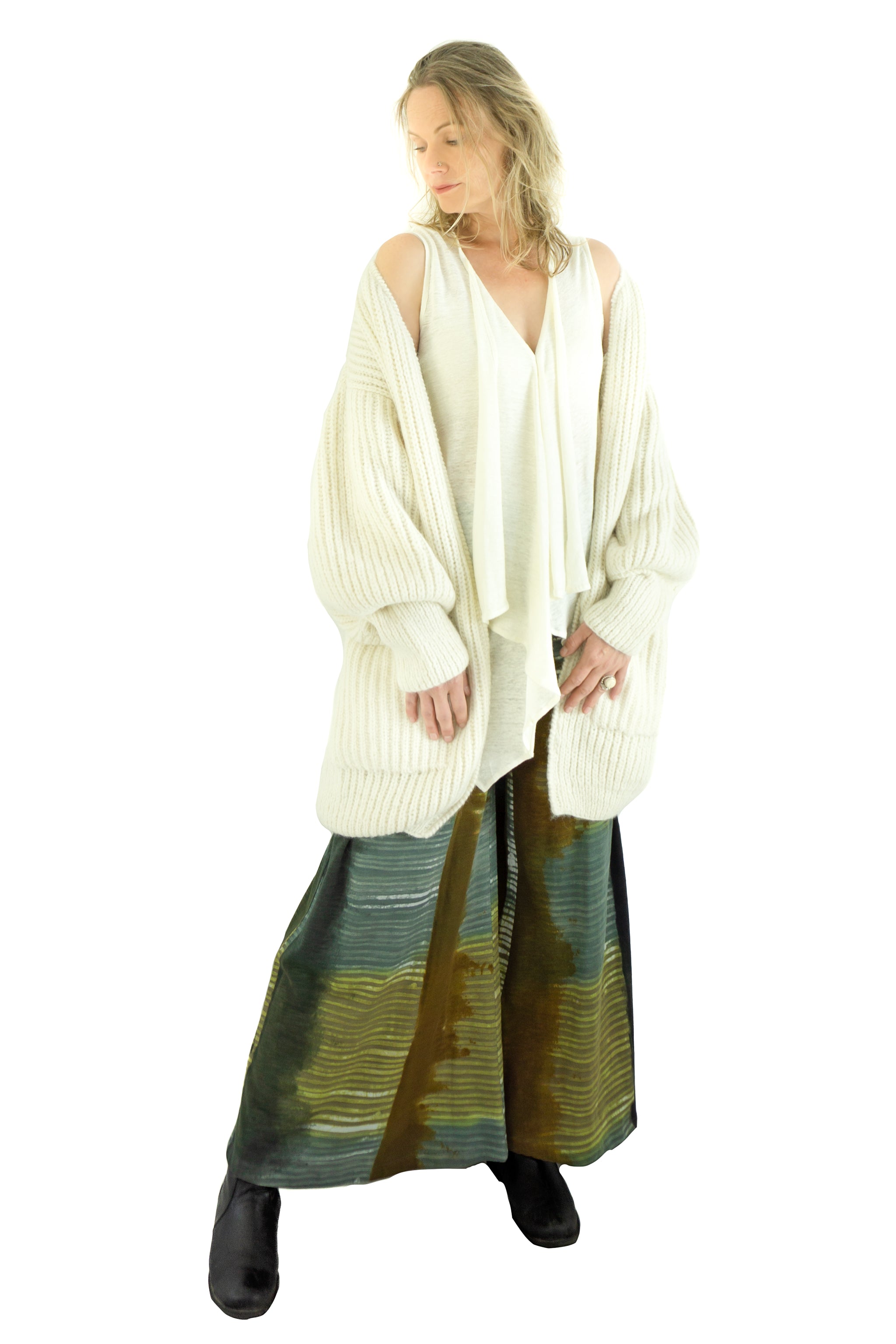 Palazzo Pants (Ankle Length) - Vibras - Deep