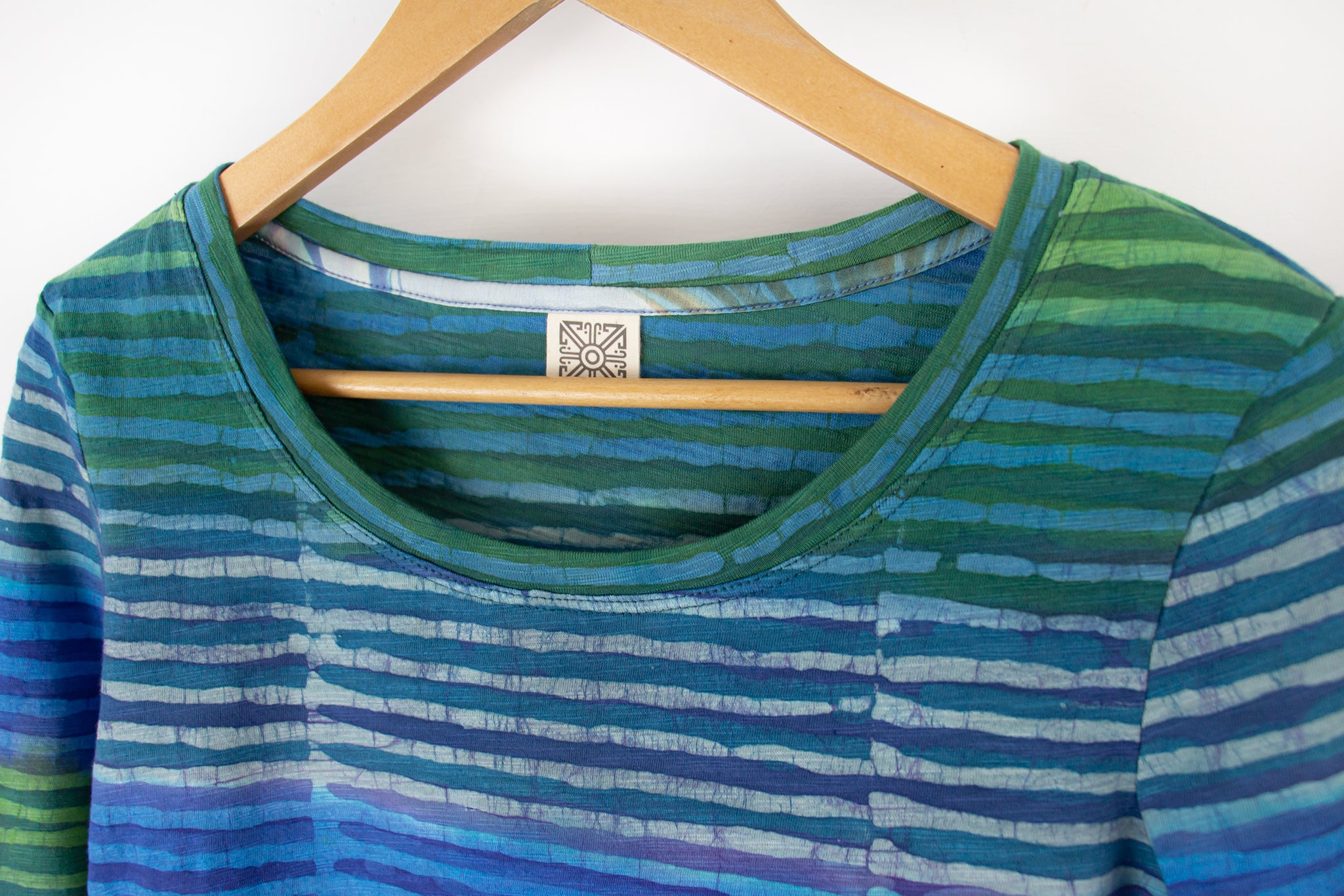 Sara Tee 3/4 Sleeve - Brook Azul