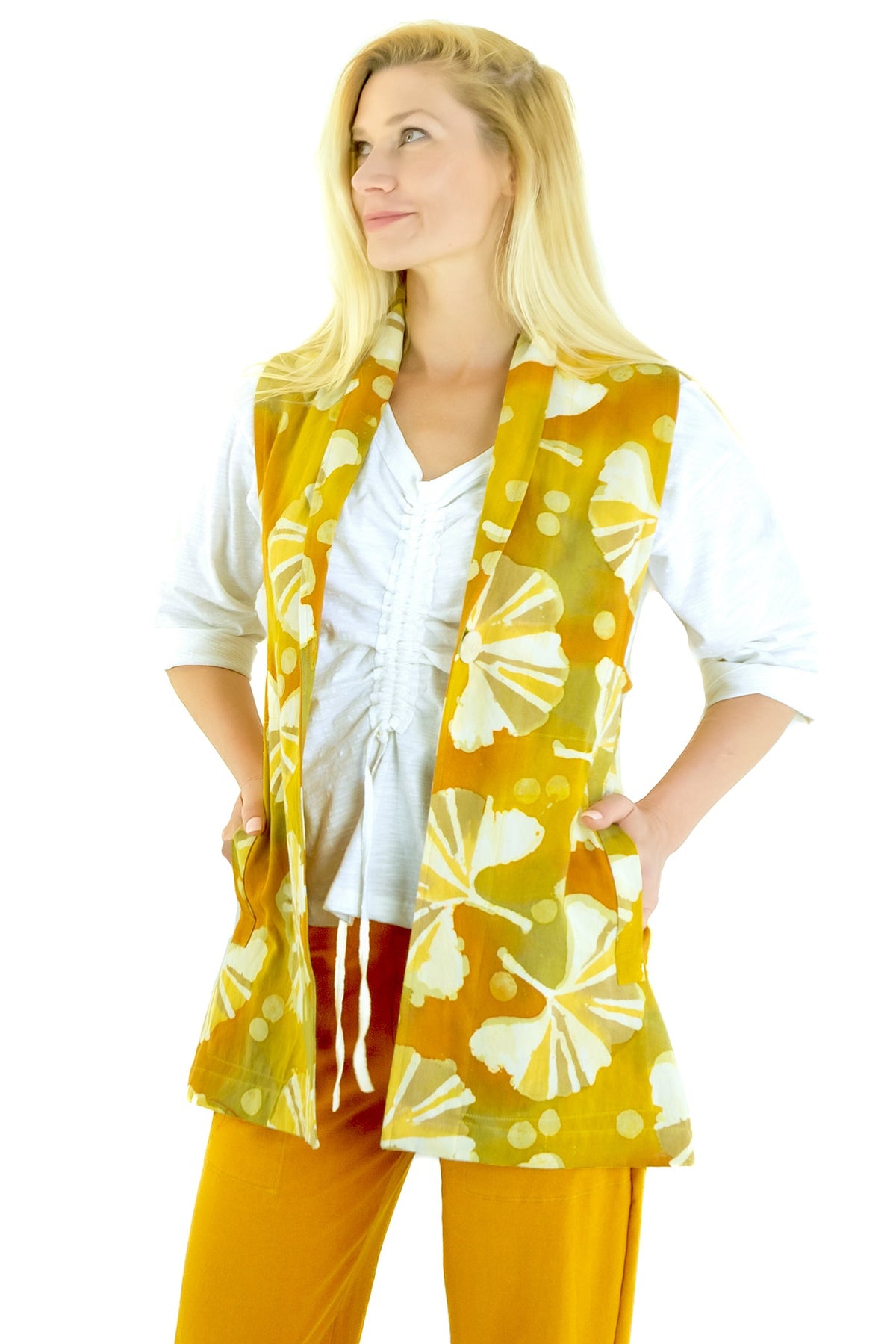 Dara Vest (Short) - Ginkgo