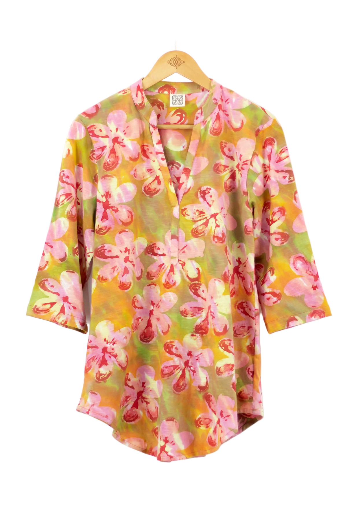 Deep V Tunic - Zinnie
