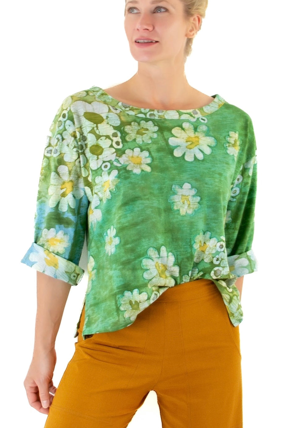 Leeni Top - 5064S - AFloat - Garden