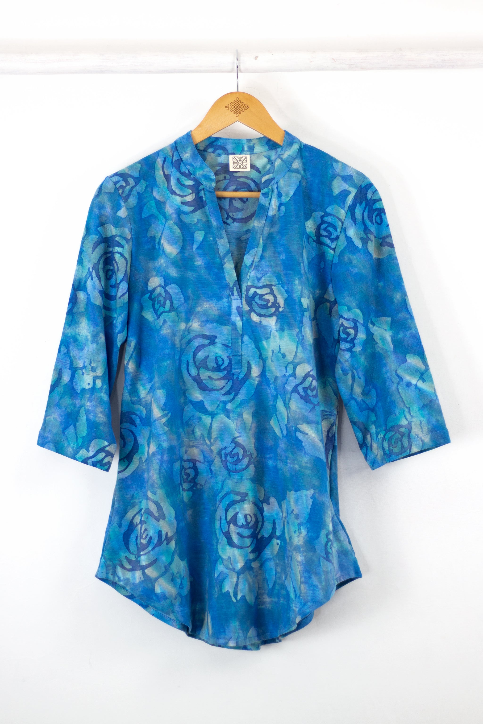 Deep V Tunic 1048 - Camilla Blues