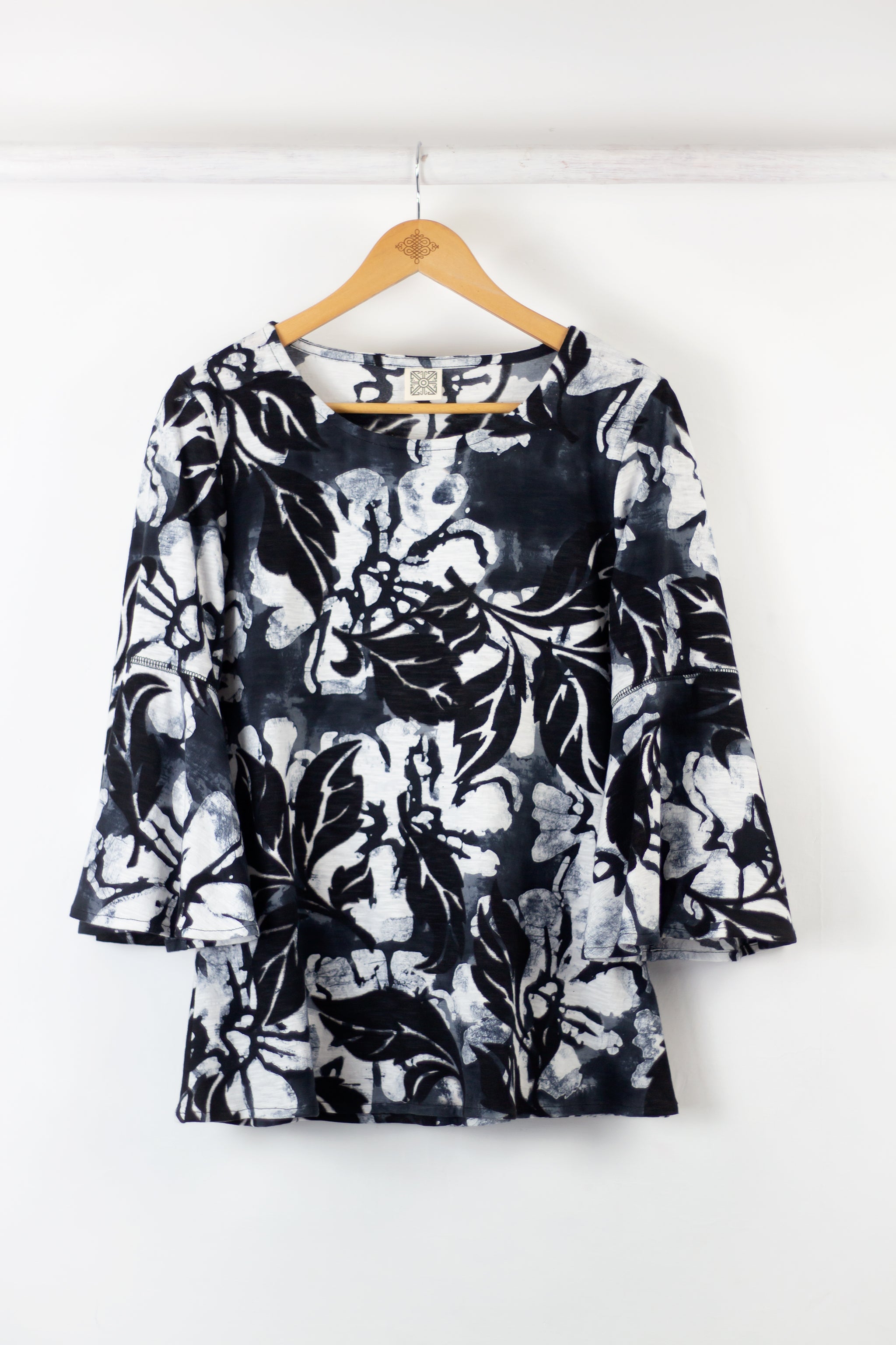 Flare Sleeve Top 1091 - Hula Nights