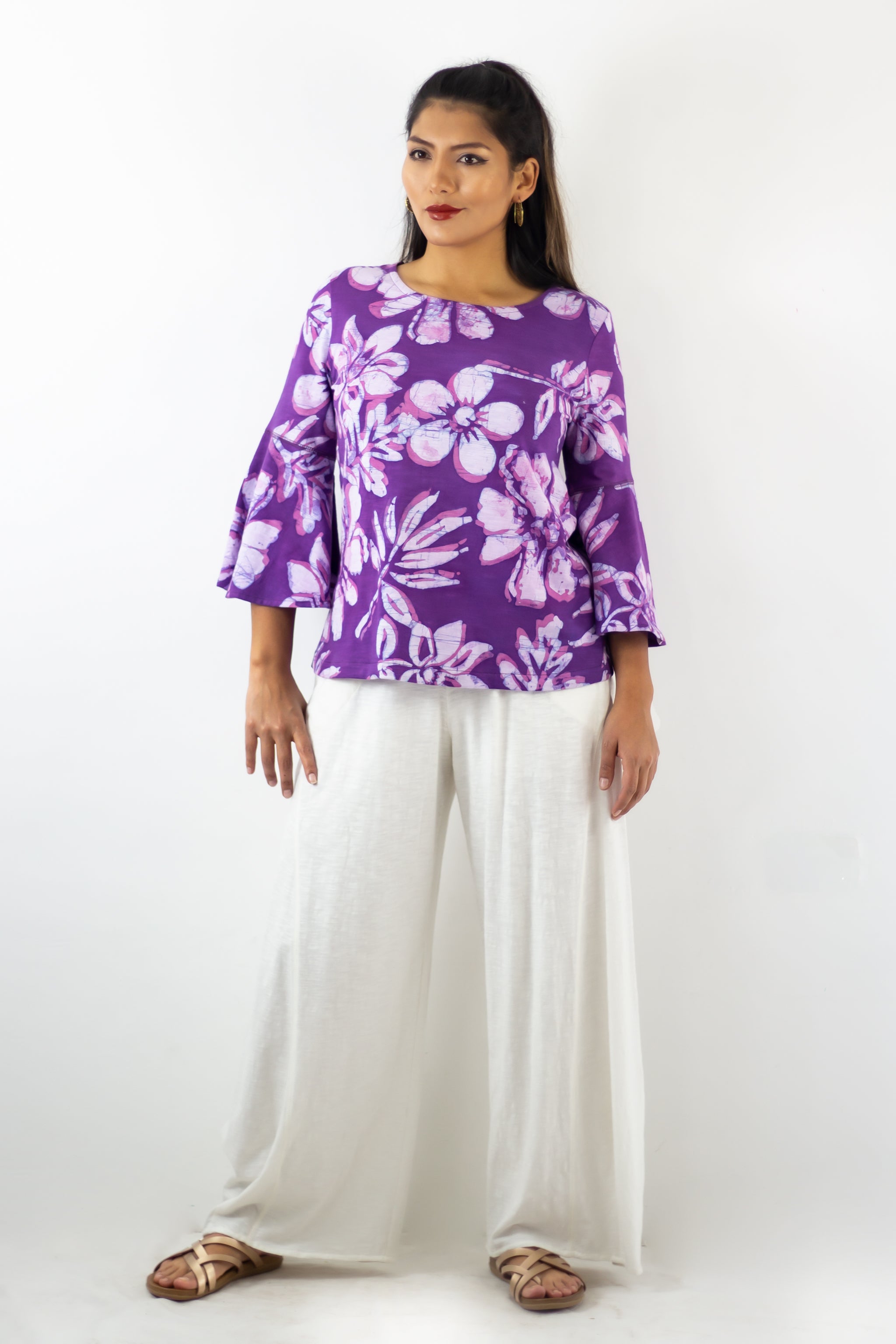 Flare Sleeve Top - Kauai