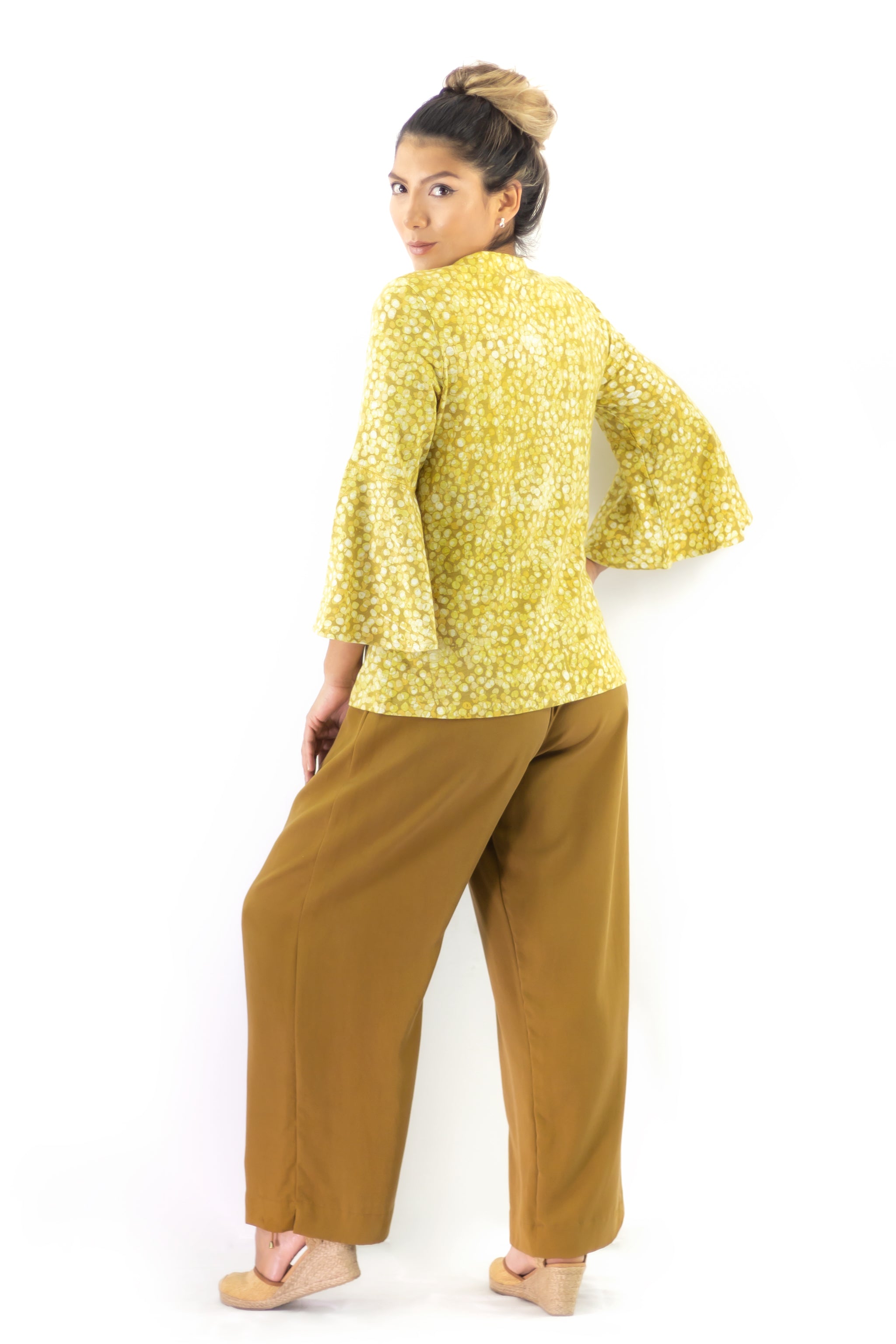 Flare Sleeve Top 1091 - Particulars Golden