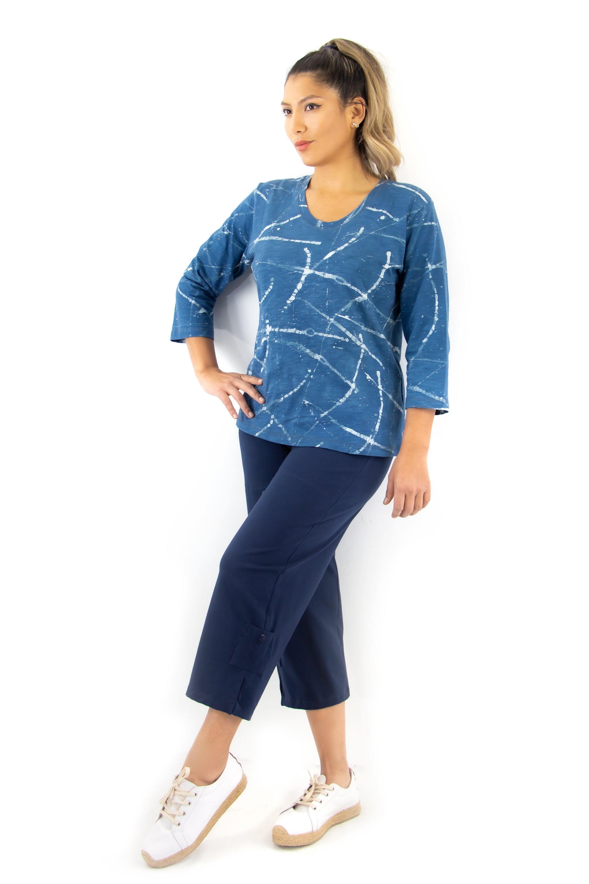 A-Line Tee - Collide Indigo