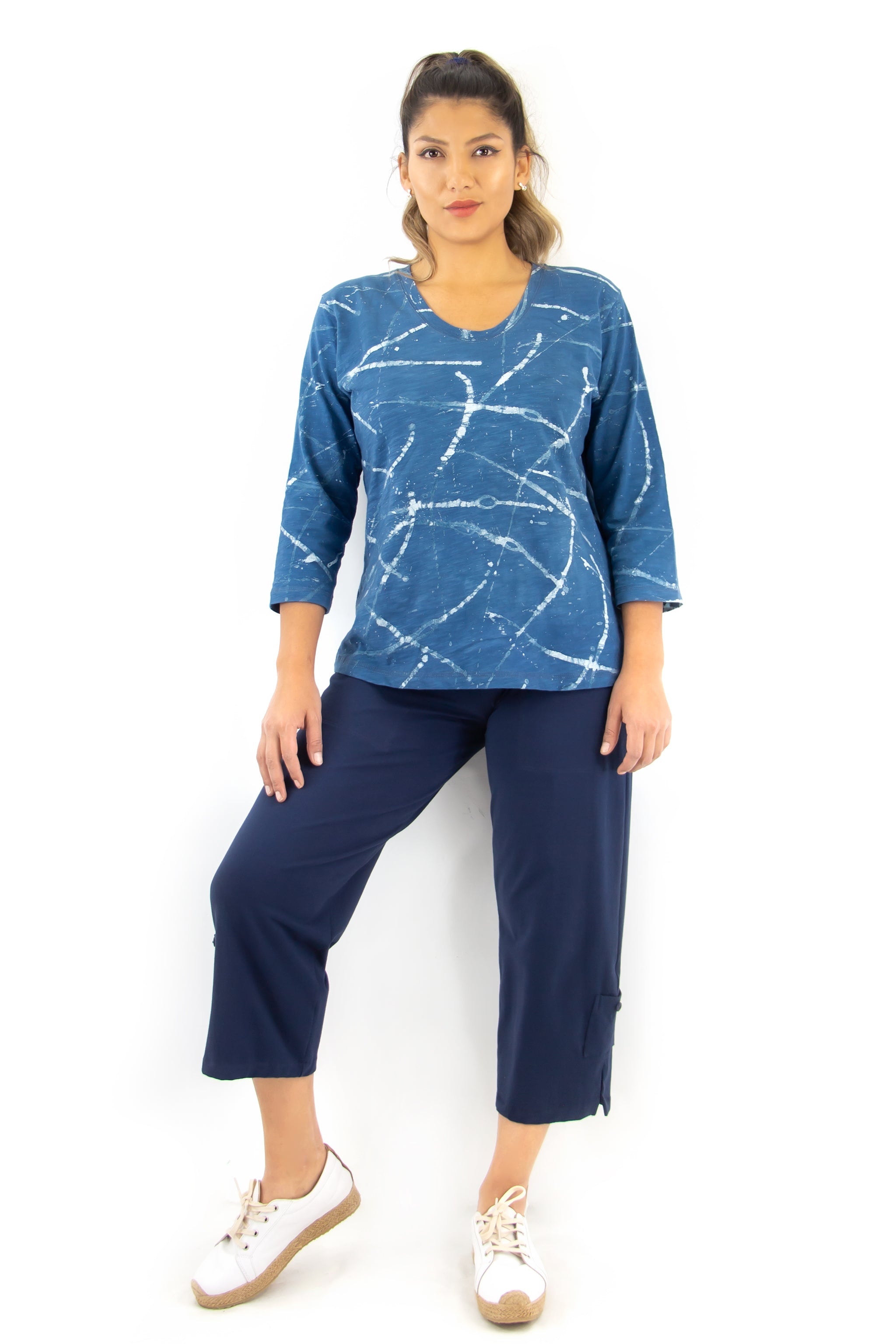 A-Line Tee - Collide Indigo