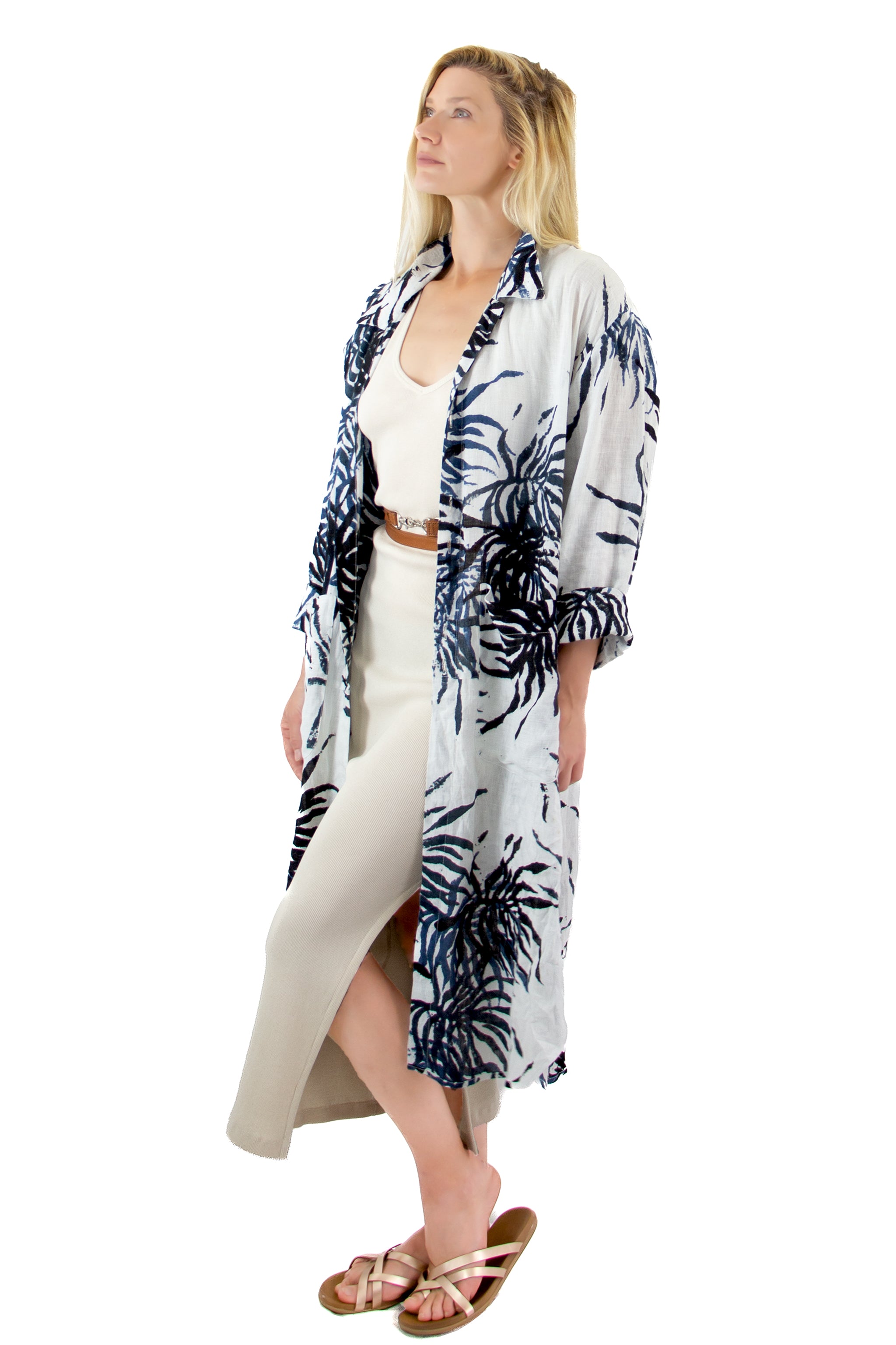 Big Beach Cover-Up 1124L - Sea Fern