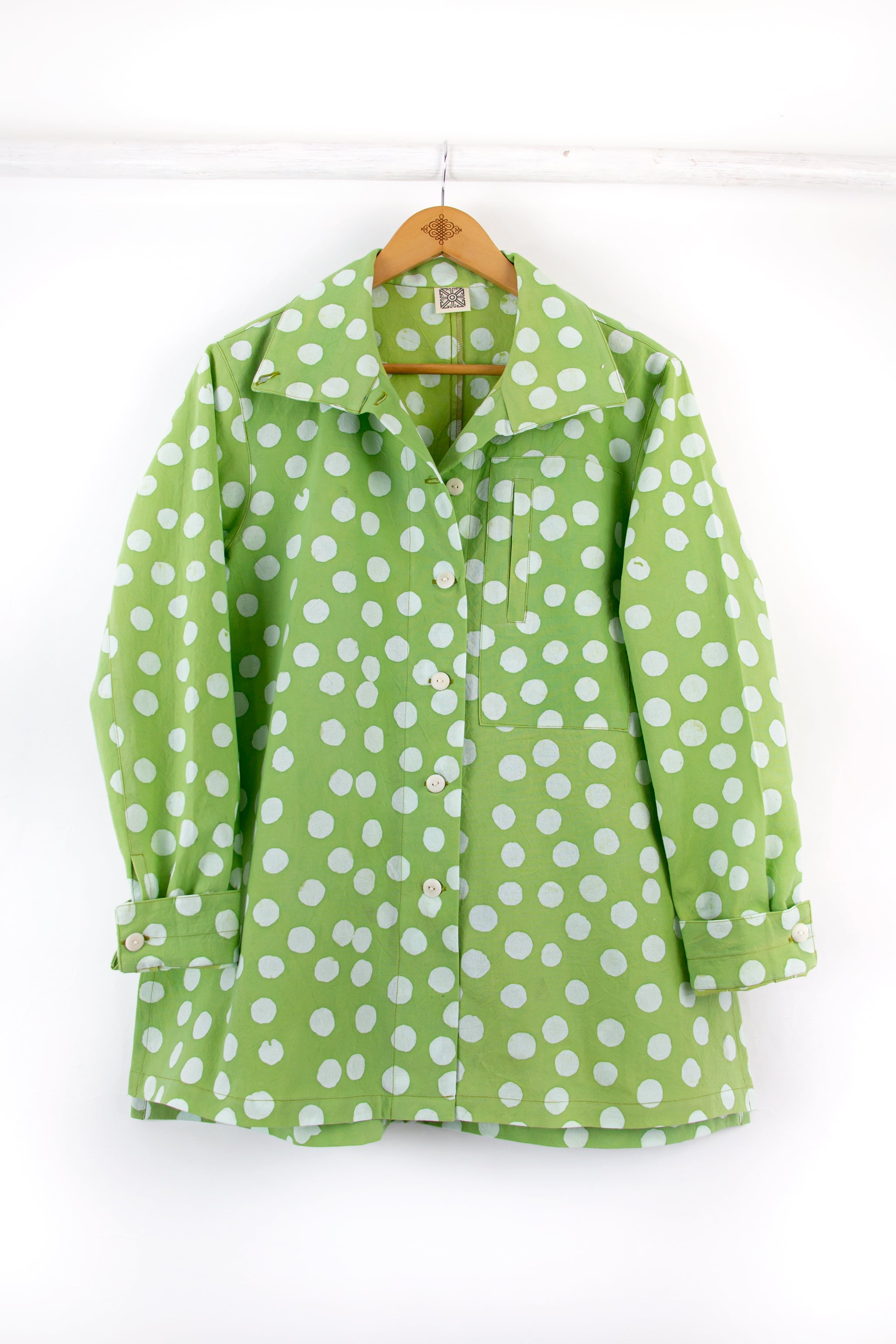 Hi-Collar Shirt 1182 - Effervescence Lime