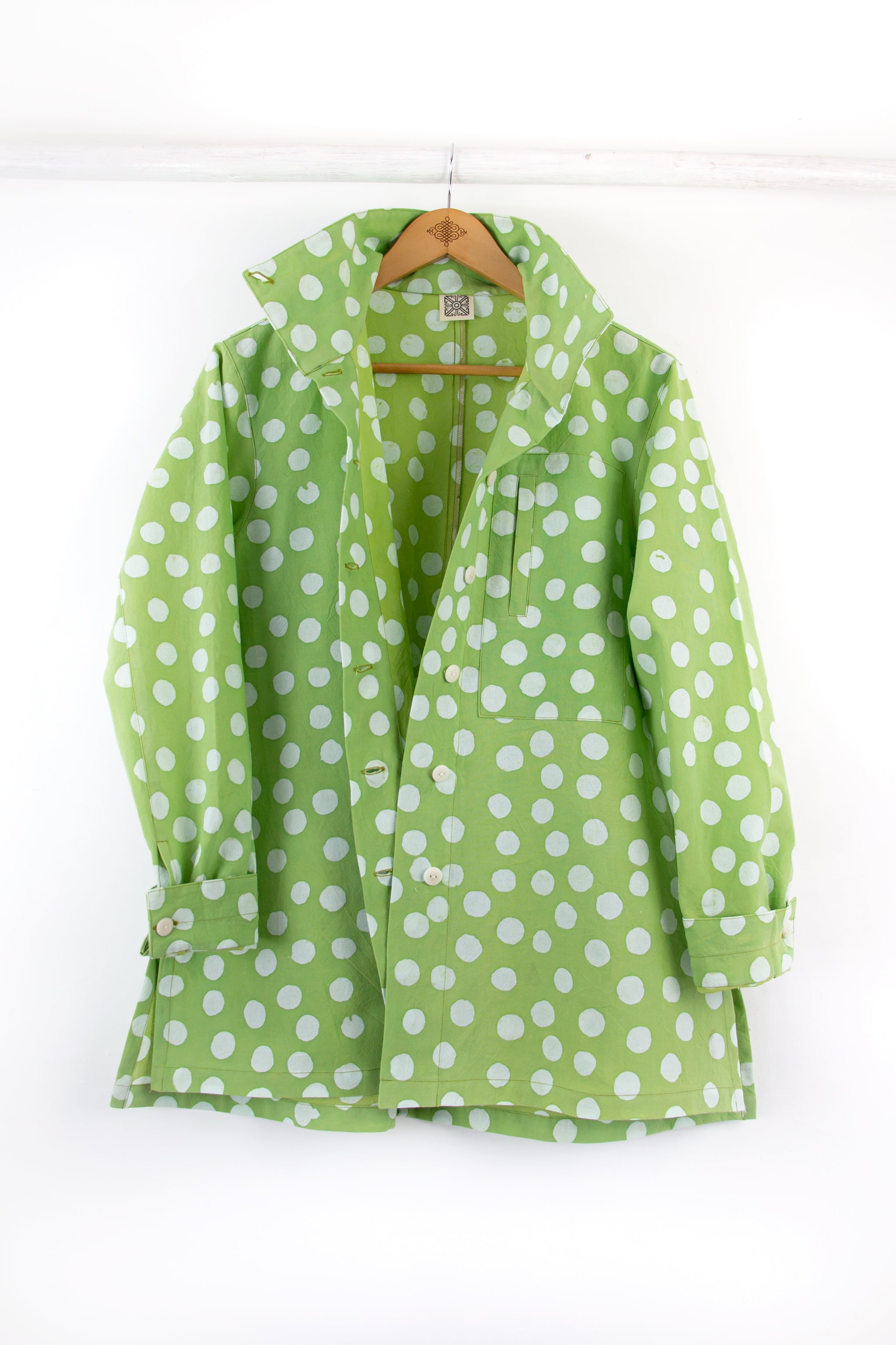 Hi-Collar Shirt 1182 - Effervescence Lime