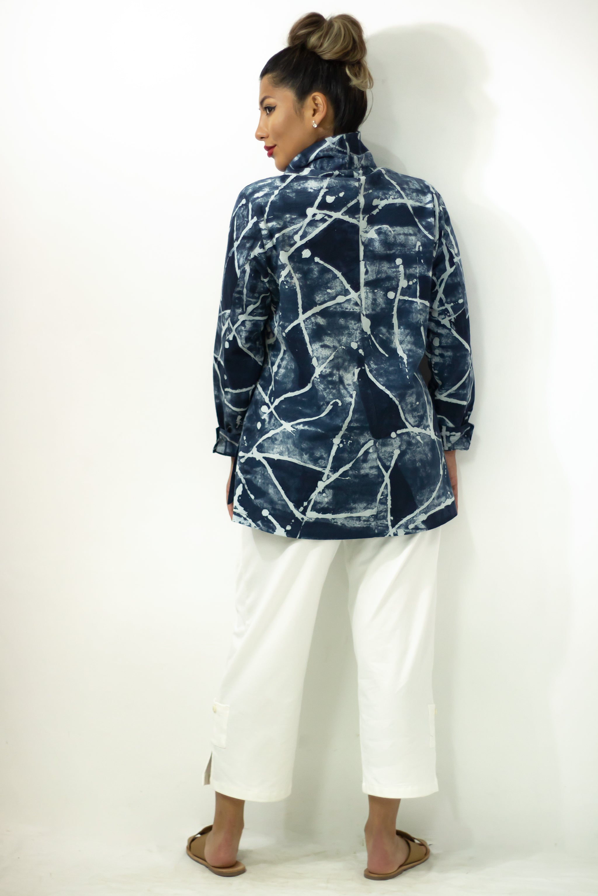 Hi-Collar Shirt - Navigator