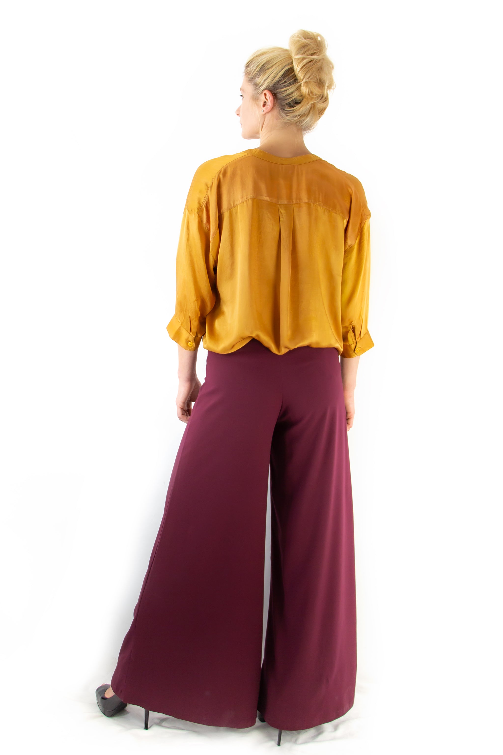 Soie Silk Blouse - Gold