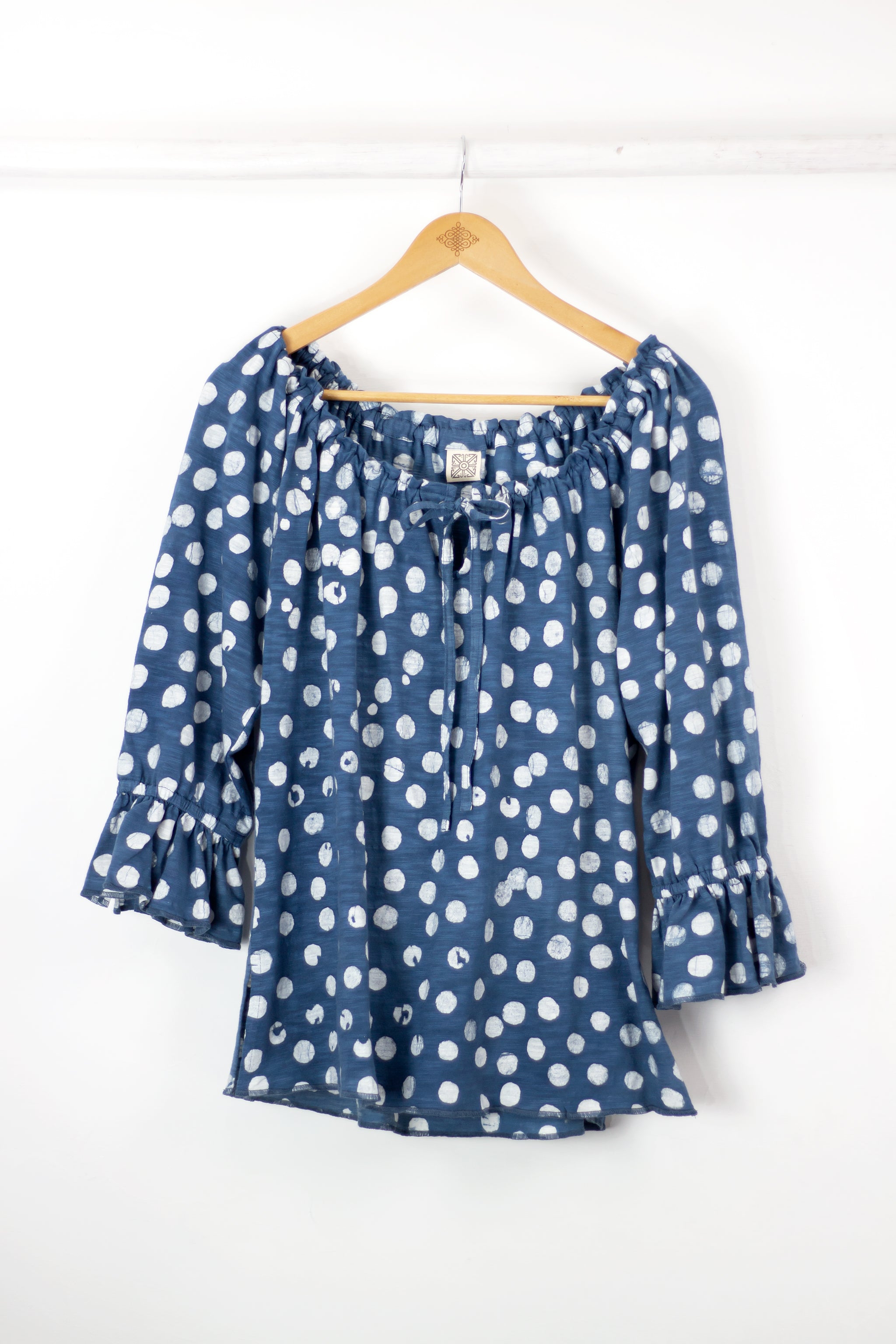 Peasant Blouse J139 - Effervescence Pale Indi