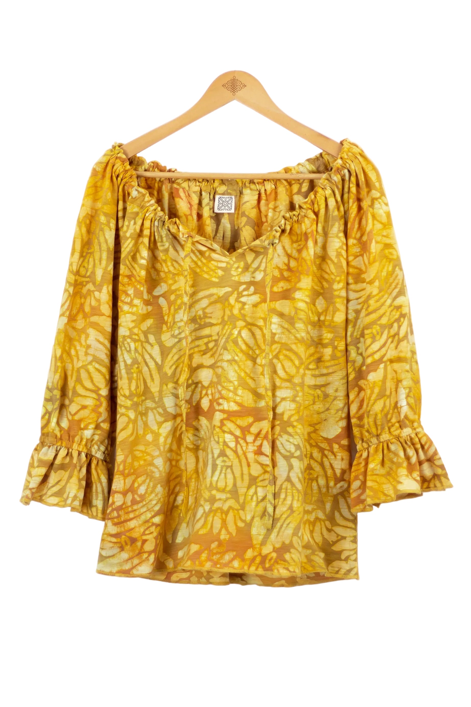 Peasant Top - Rush Gold