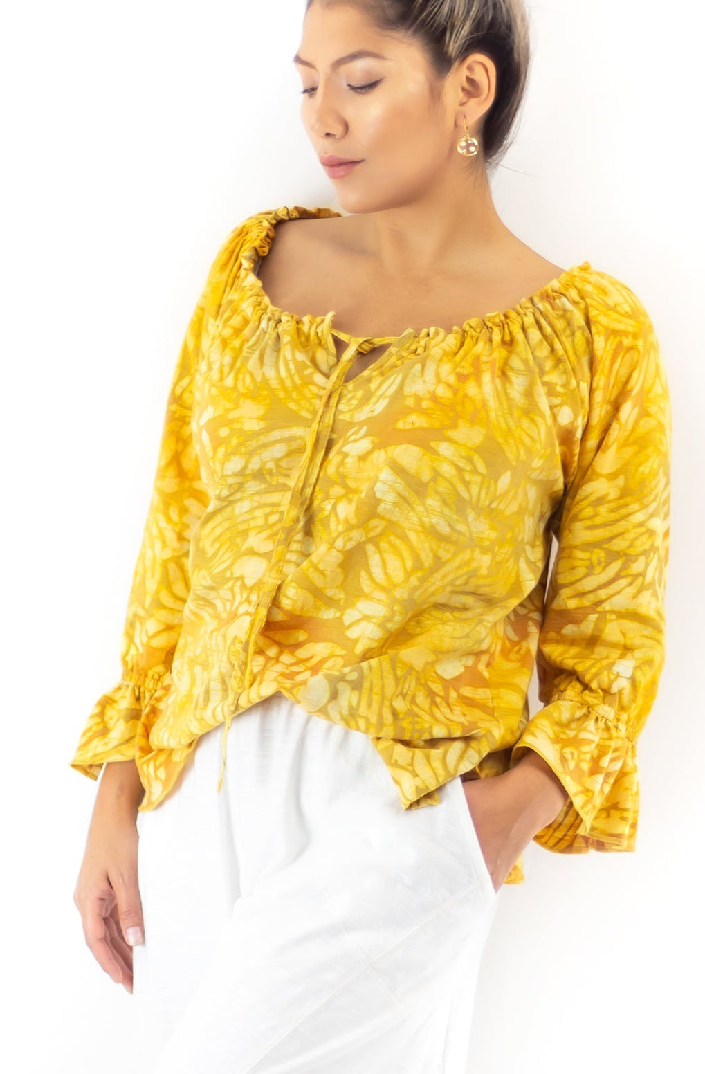 Peasant Blouse - Rush Golden