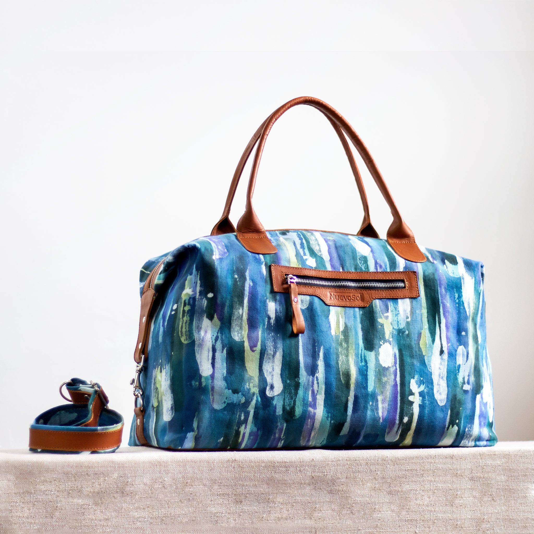Intrepid Traveler - Convertible Tote - Blue Rain