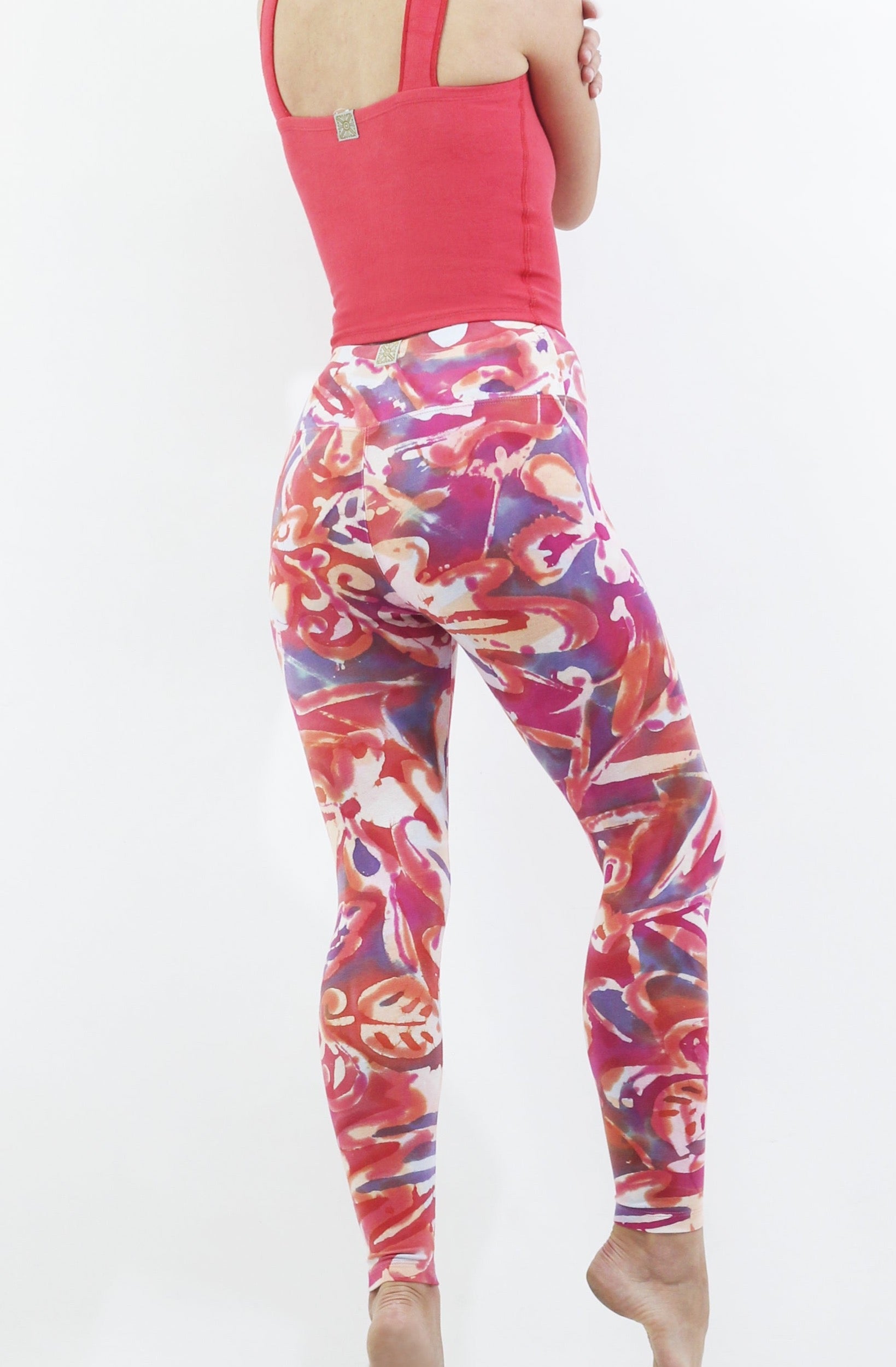 Hand Painted Leggings or Crops - Splash
