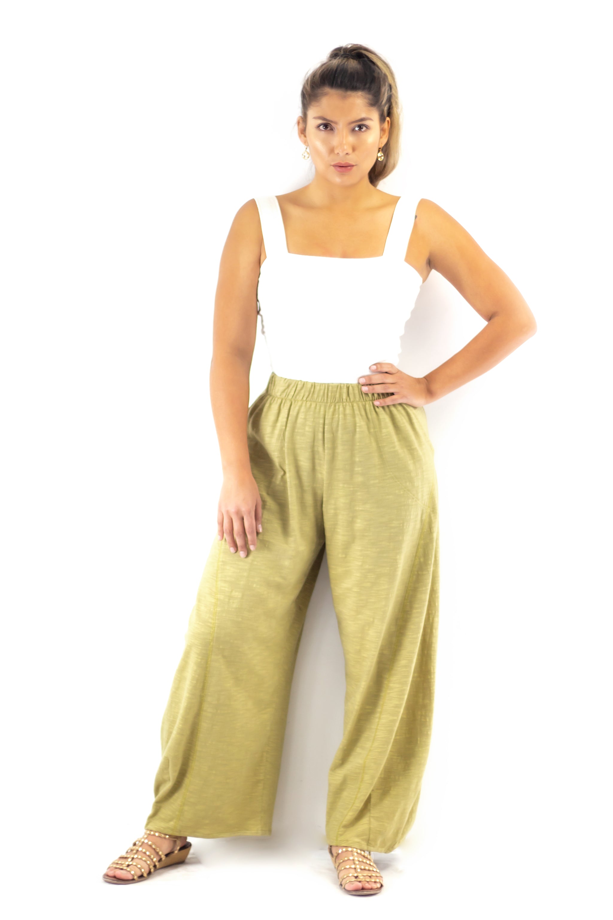 Divided Pants 2217 - Solids - Flamé