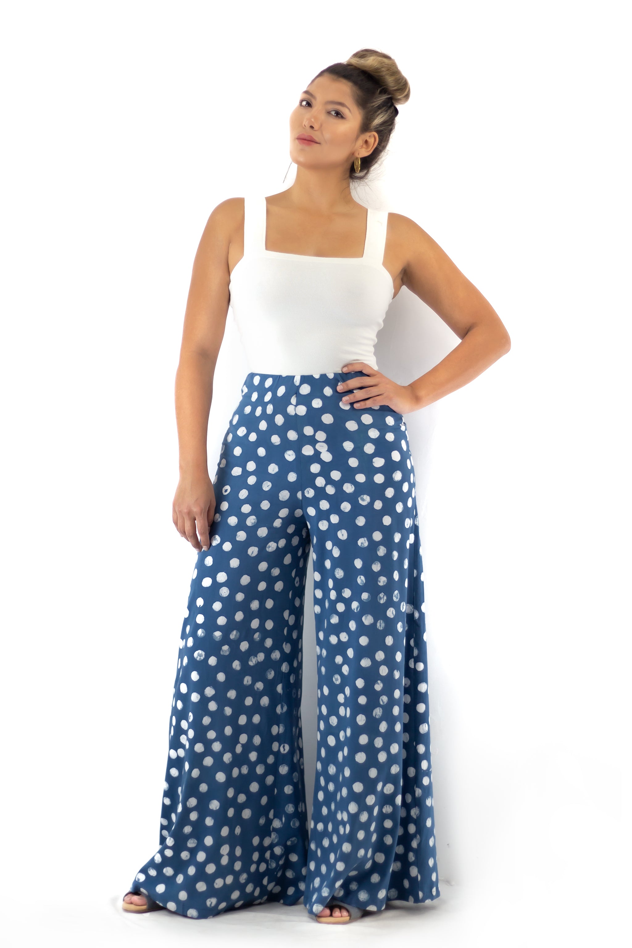 Palazzo Pants - Effervescence Pale Indi