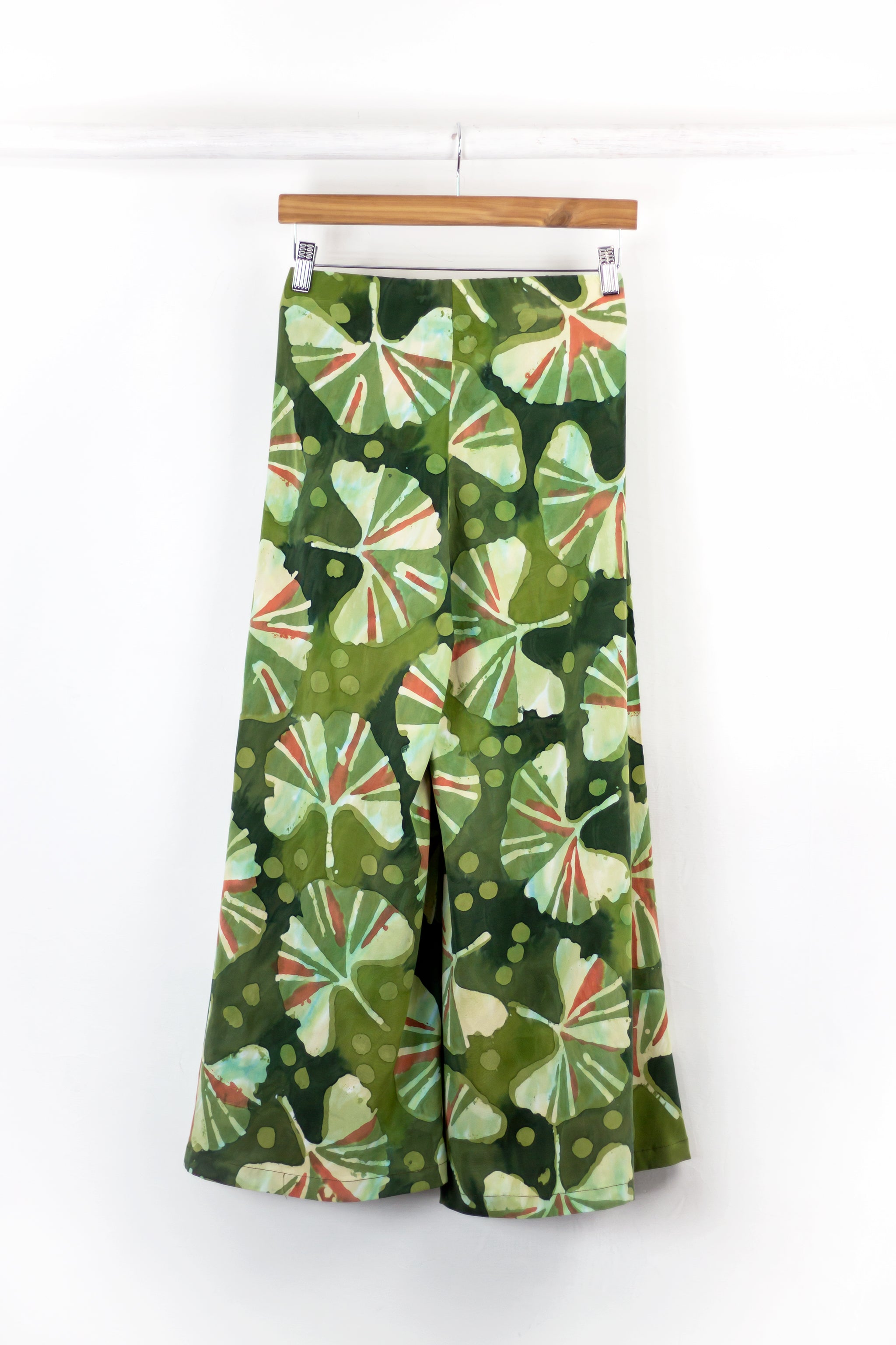 Palazzo Crop Pants 2019C - Ginkgo Garden
