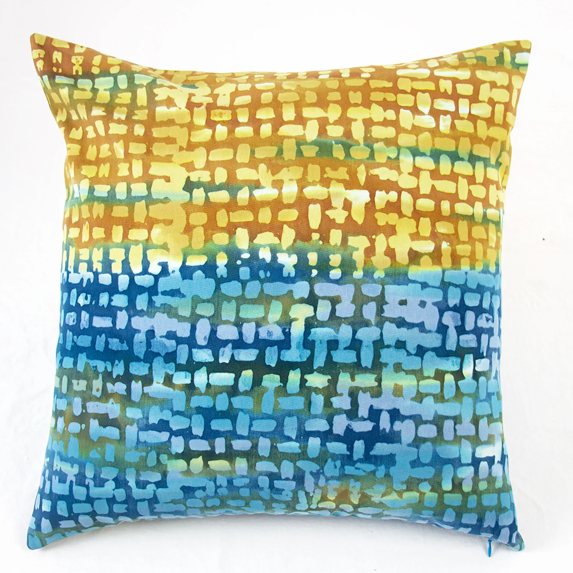 Hand Painted Accent Pillow Cover - Weeven