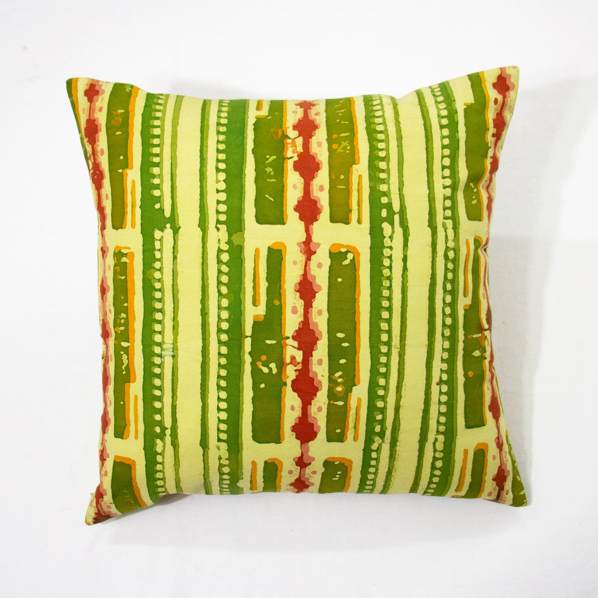 Hand Painted Accent Pillow Cover - Encoded