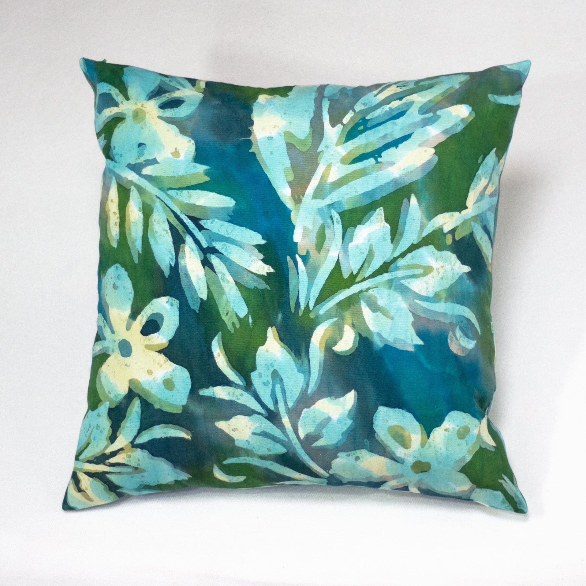 Hand Painted Accent Pillow Cover - Lilipond