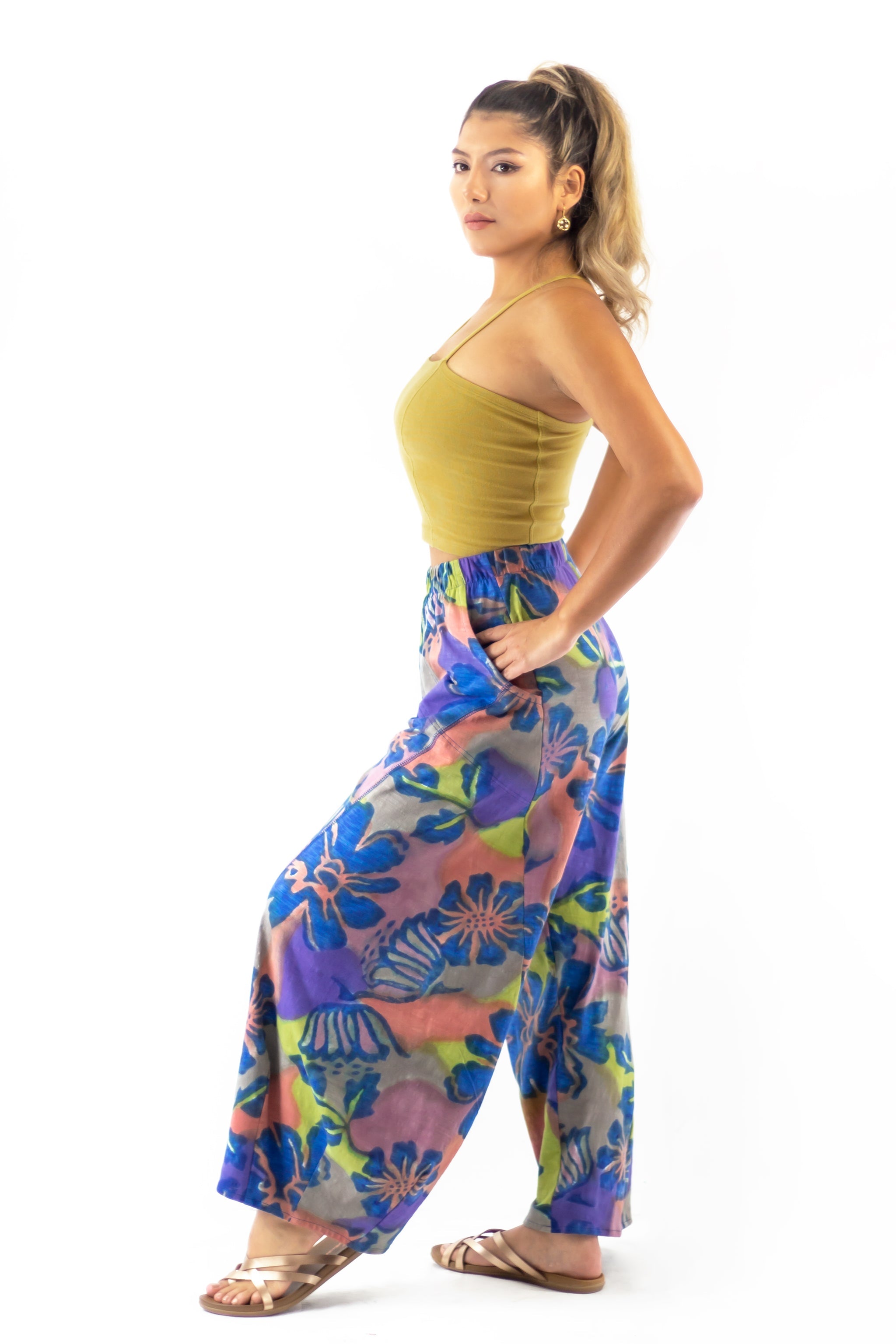 Divided Pants - Petuni Royal