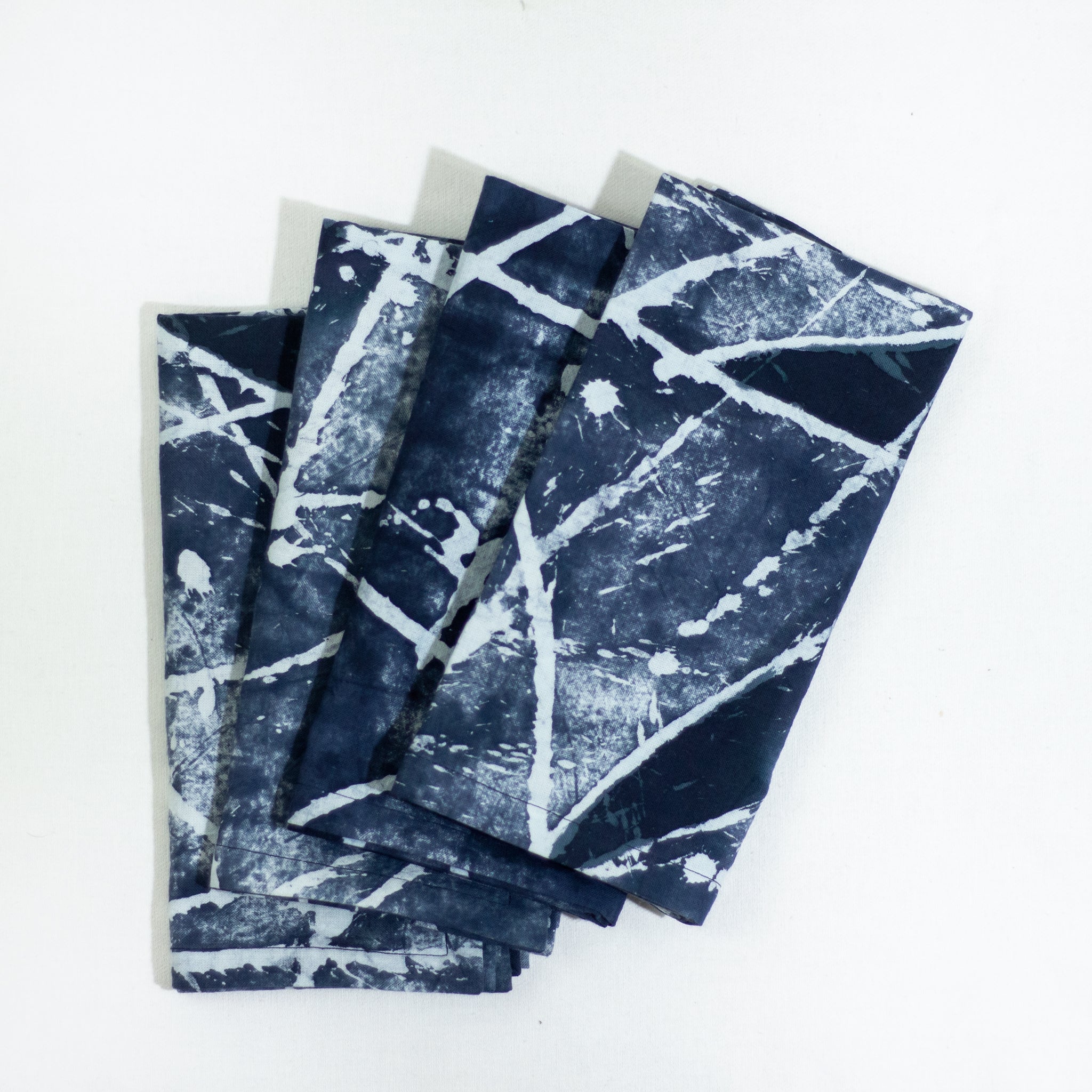 Hand Painted Placemats, Napkins, and Table Runners - Sea Fern/Hungry Fish