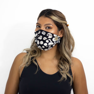 Headband Masks-Convertible- Black and White