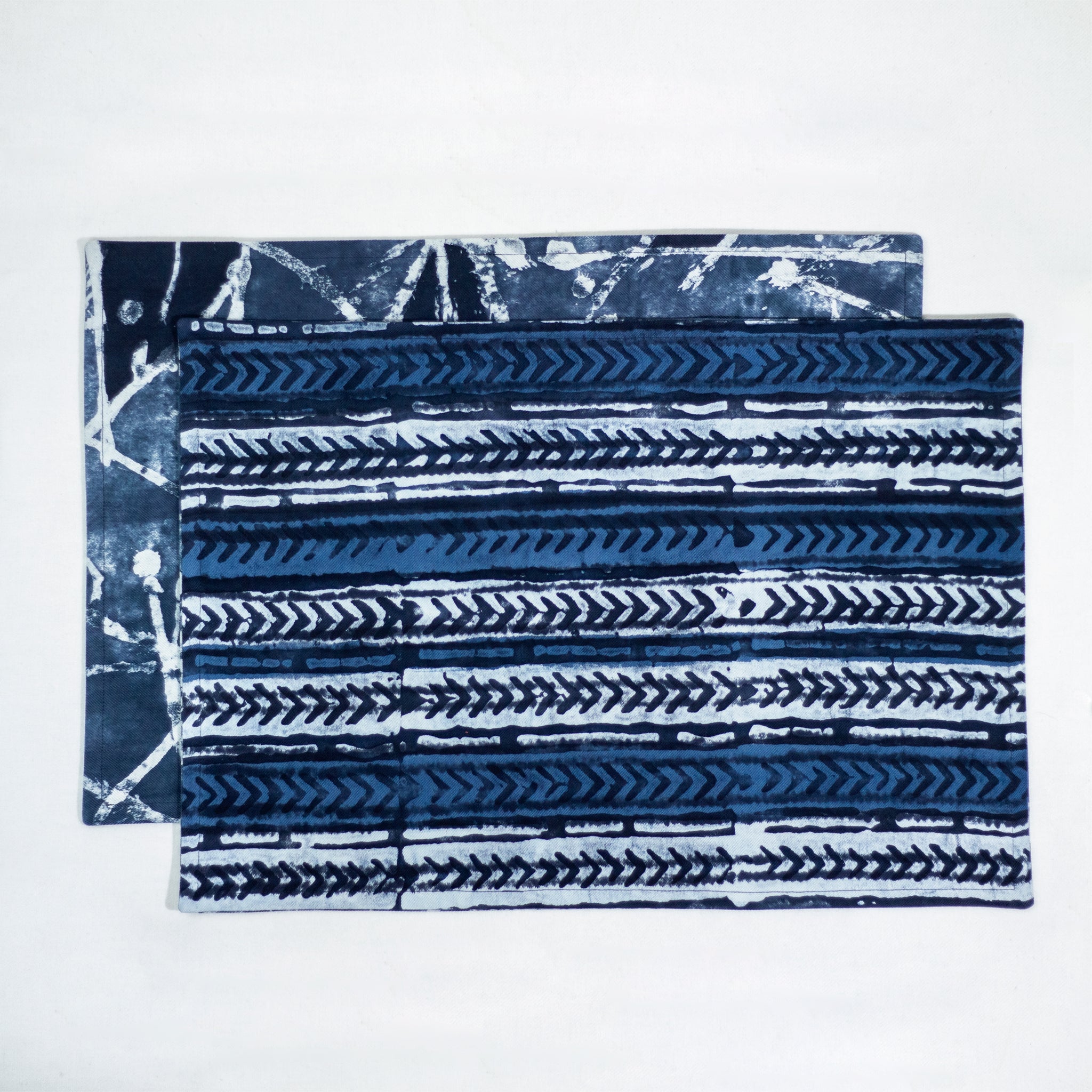 Hand Painted Placemats, Napkins, and Table Runners - Navigator/Jagged Edge